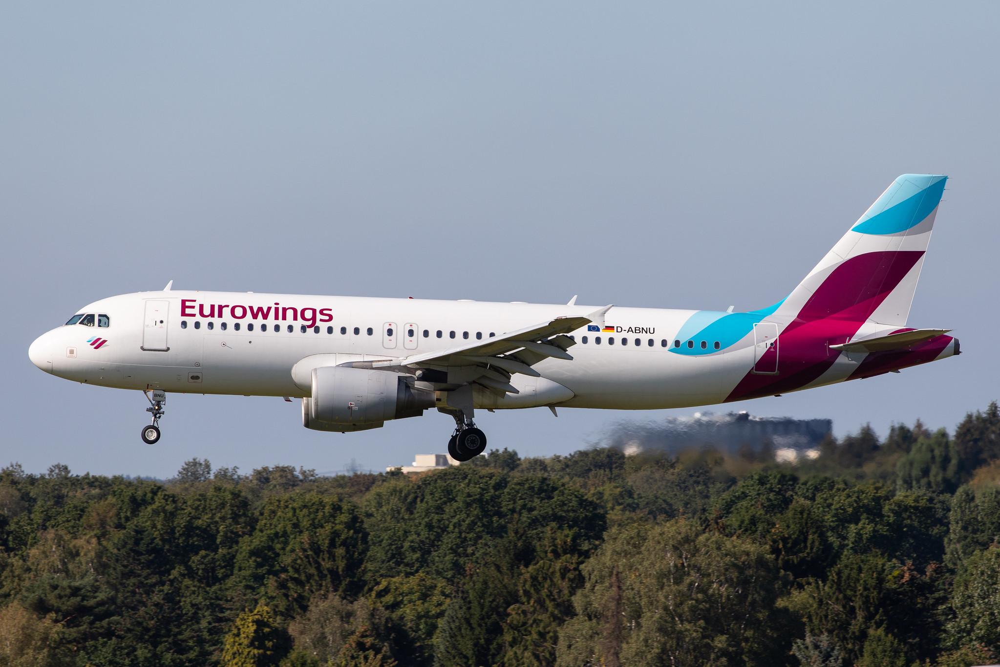 Hamburg Airport: Eurowings (EW / EWG) |  Airbus A320-214 A320 | D-ABNU | MSN 2591