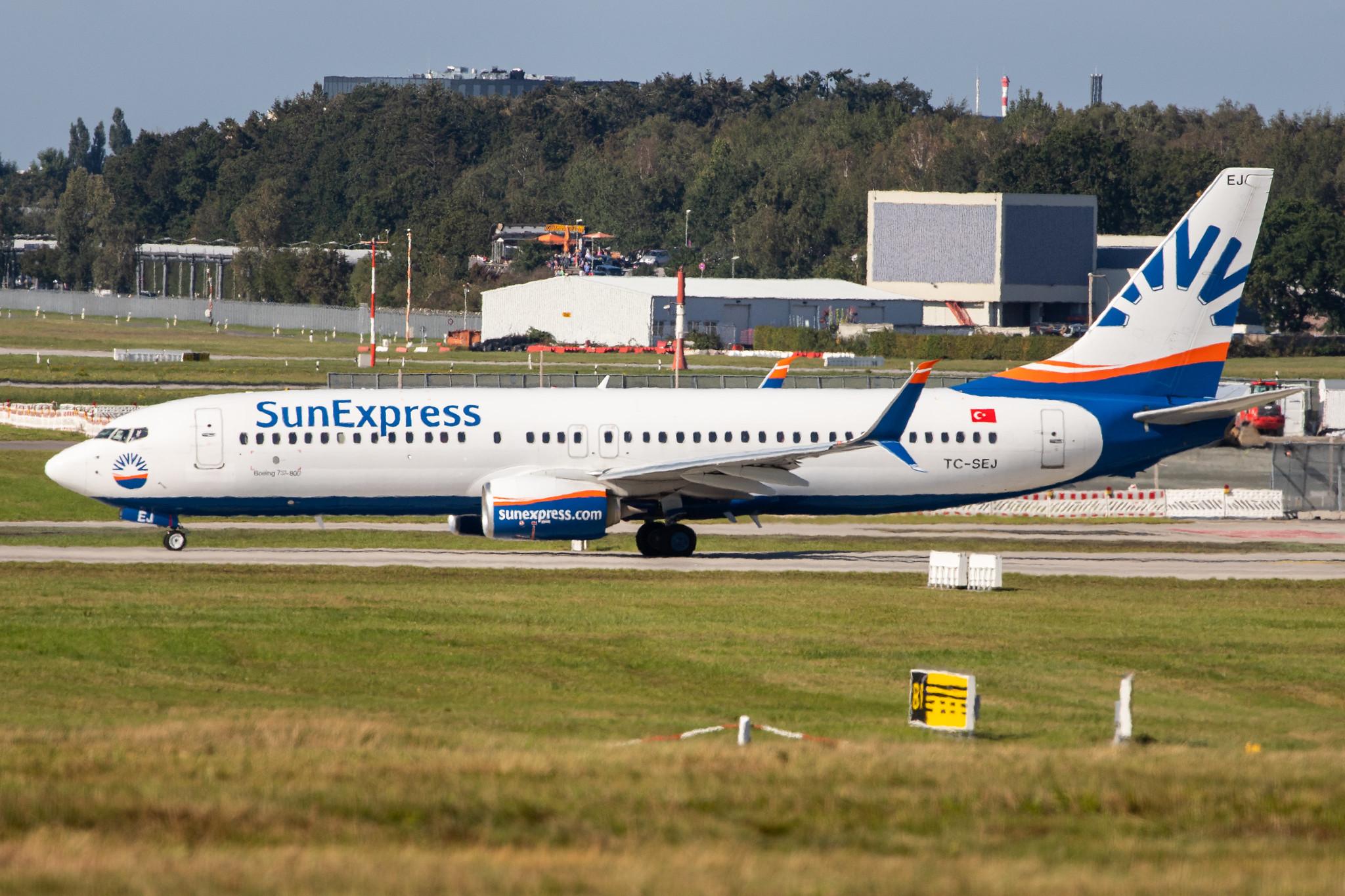 Hamburg Airport: SunExpress (XQ / SXS) |  Boeing 737-8HC B738 | TC-SEJ | MSN 61171