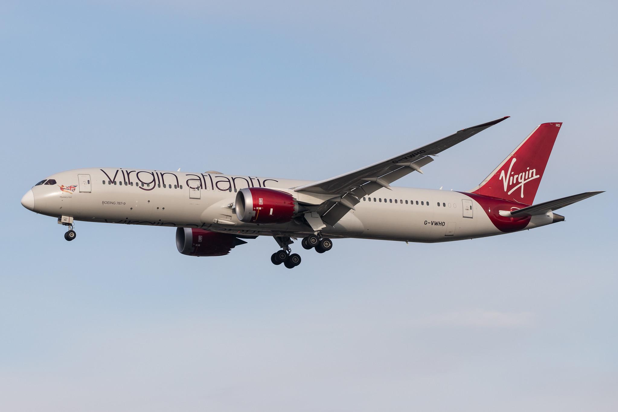 London Heathrow Airport: Virgin Atlantic (VS / VIR) |  Boeing 787-9 Dreamliner B789 | G-VWHO | MSN 37971
