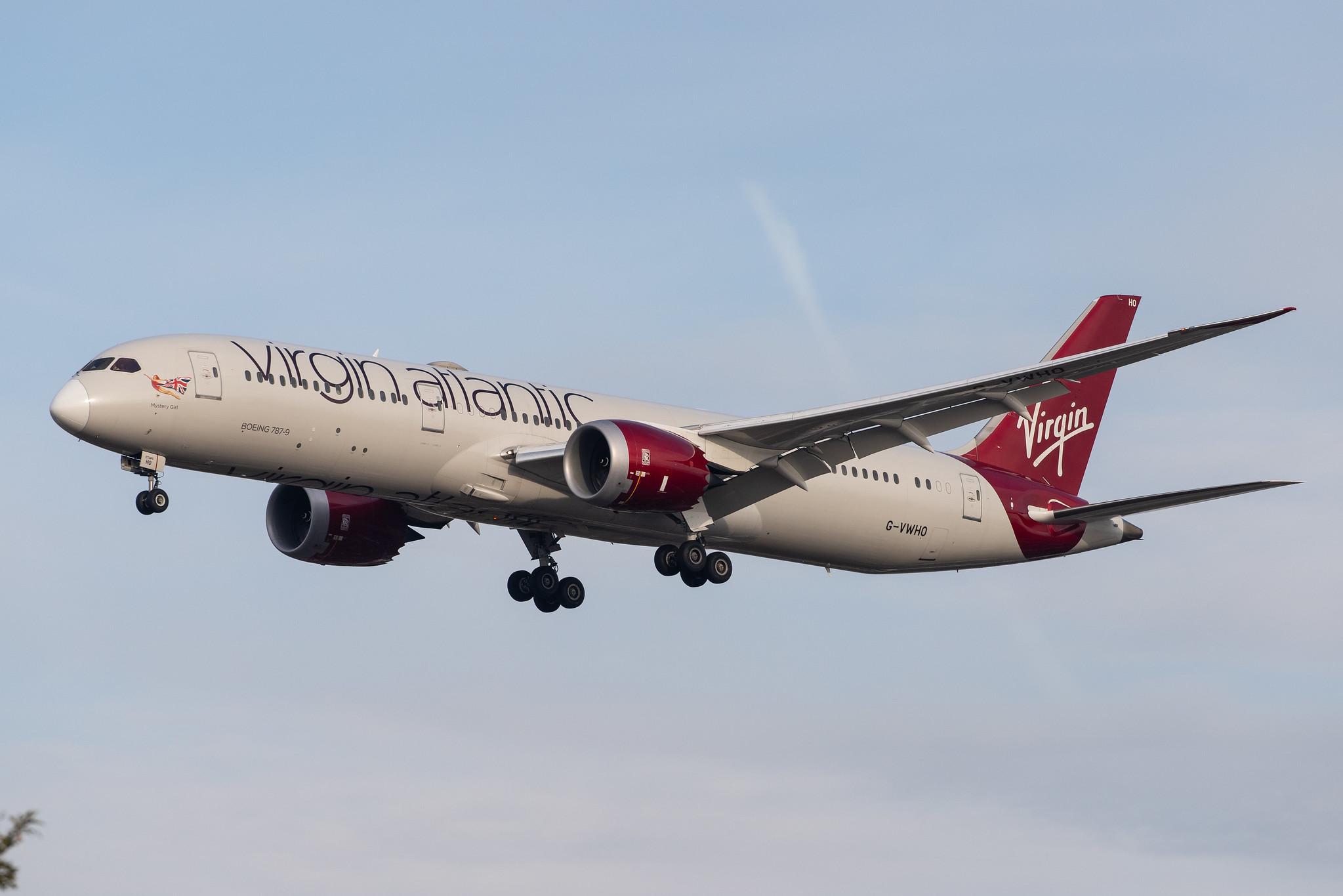 London Heathrow Airport: Virgin Atlantic (VS / VIR) |  Boeing 787-9 Dreamliner B789 | G-VWHO | MSN 37971