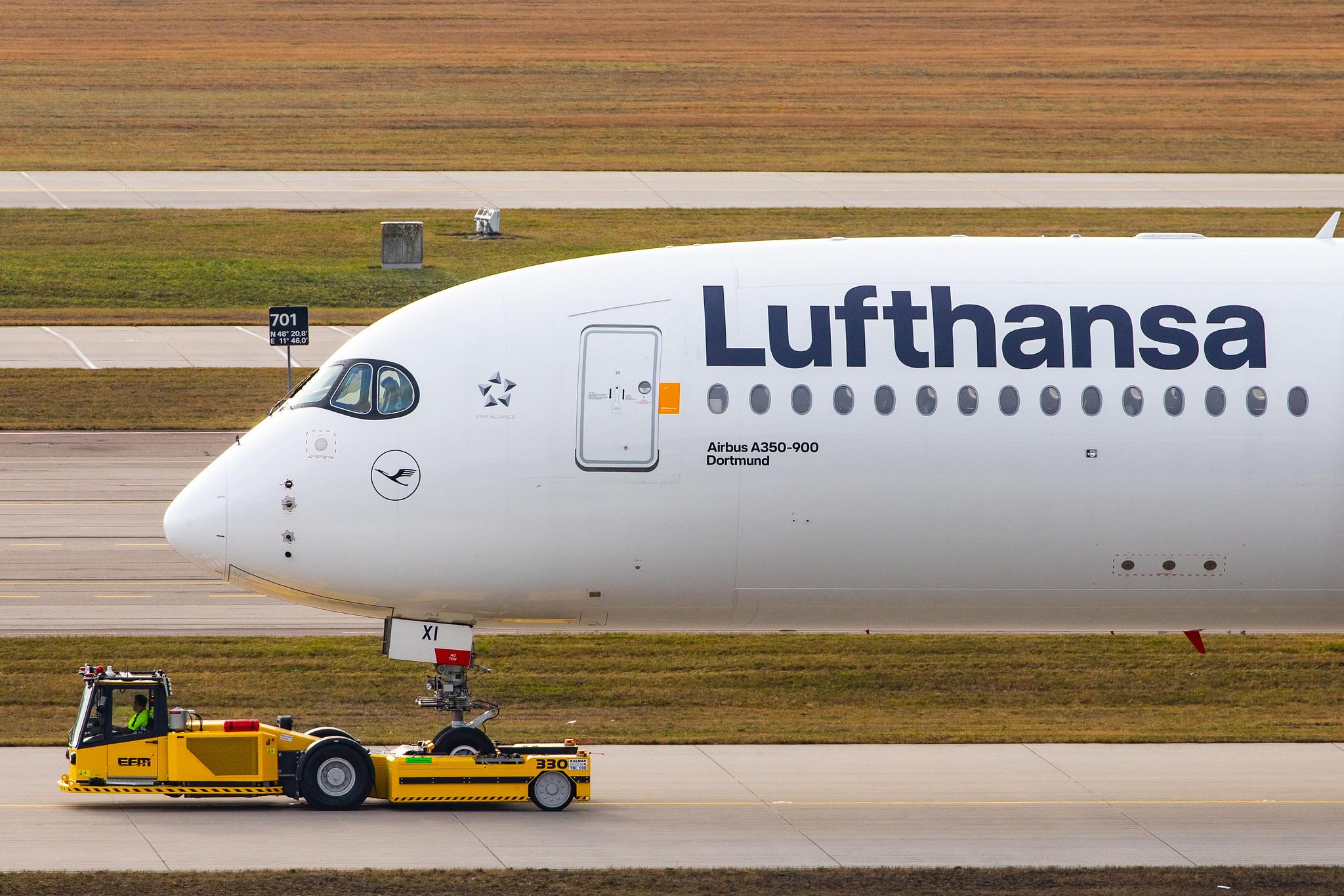 Munich Airport: Lufthansa (LH / DLH) |  Airbus A350-941 A359 | D-AIXI | MSN 202