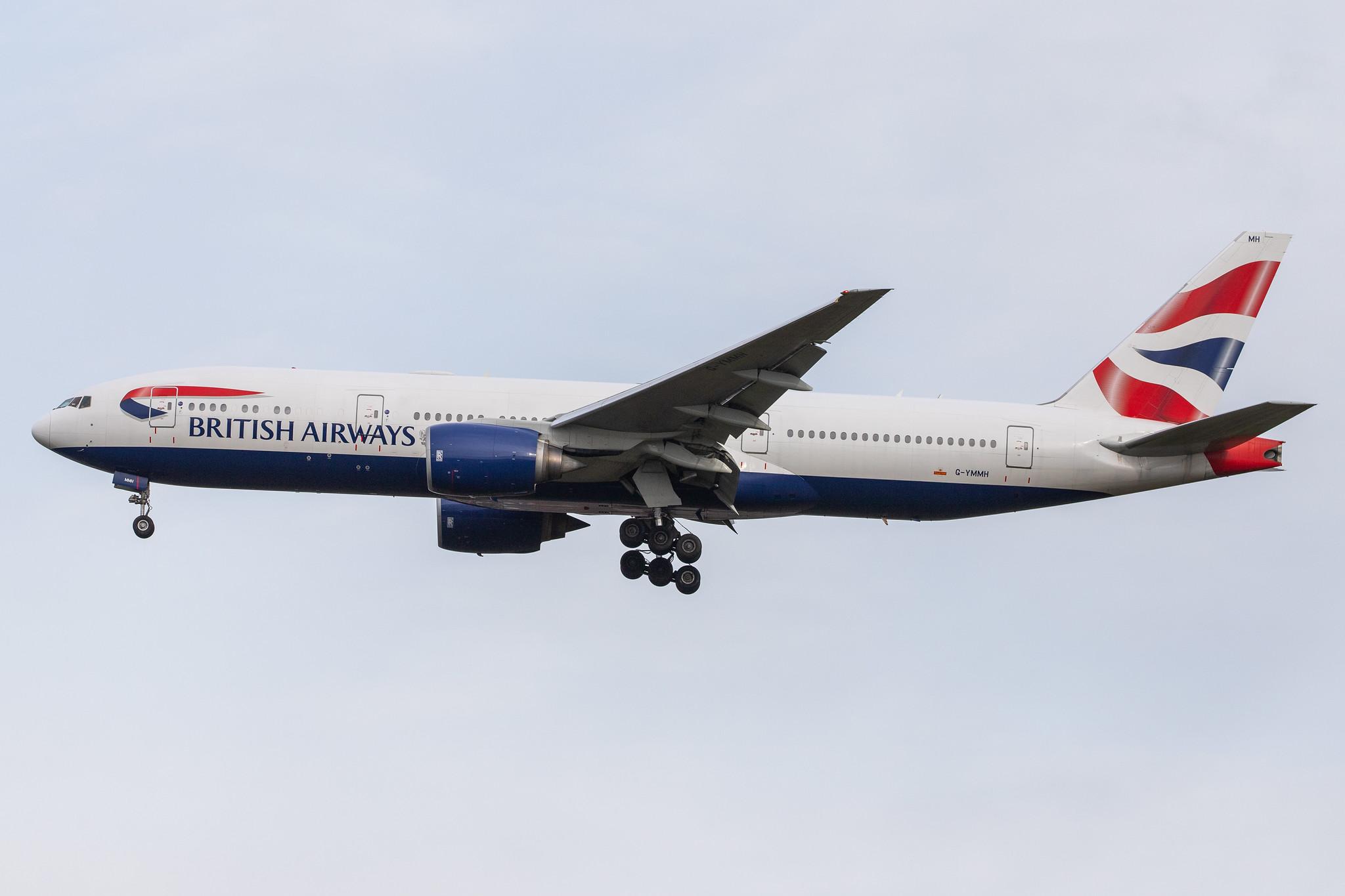London Heathrow Airport: British Airways (BA / BAW) |  Boeing 777-236(ER) B772 | G-YMMH | MSN 30309