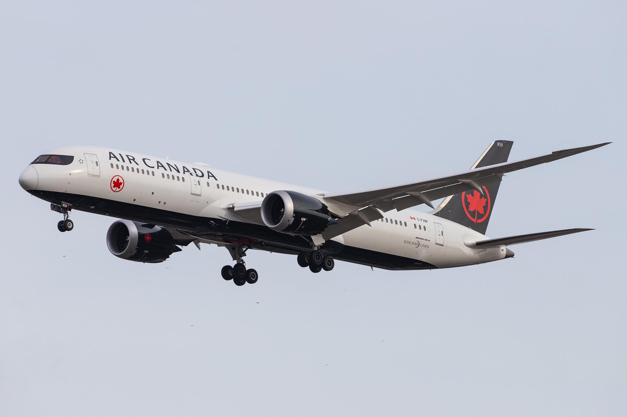 London Heathrow Airport: Air Canada (AC / ACA) |  Boeing 787-9 Dreamliner B789 | C-FVNF | MSN 38362