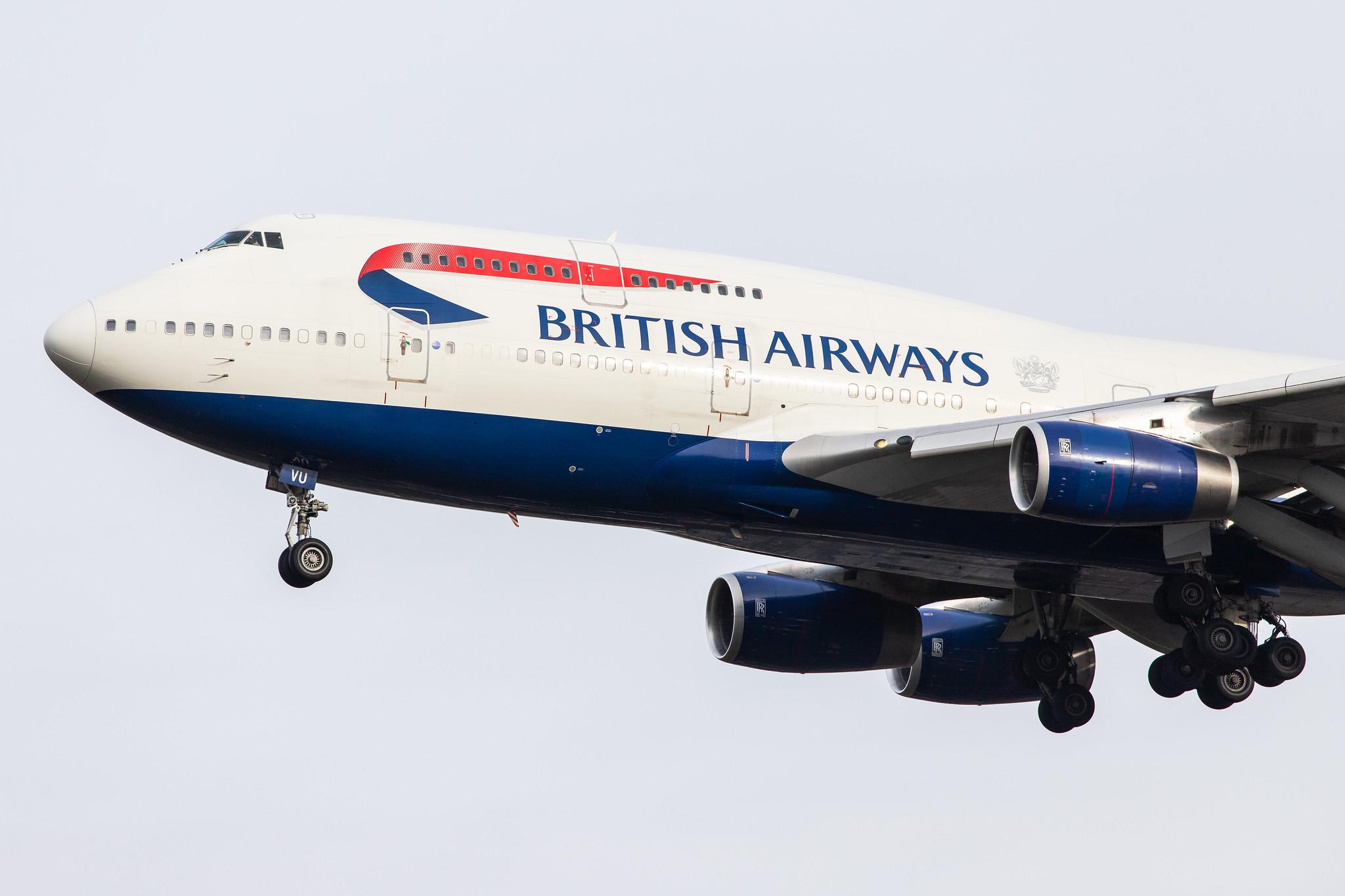 London Heathrow Airport: British Airways (BA / BAW) |  Boeing 747-436 B744 | G-CIVU | MSN 25810