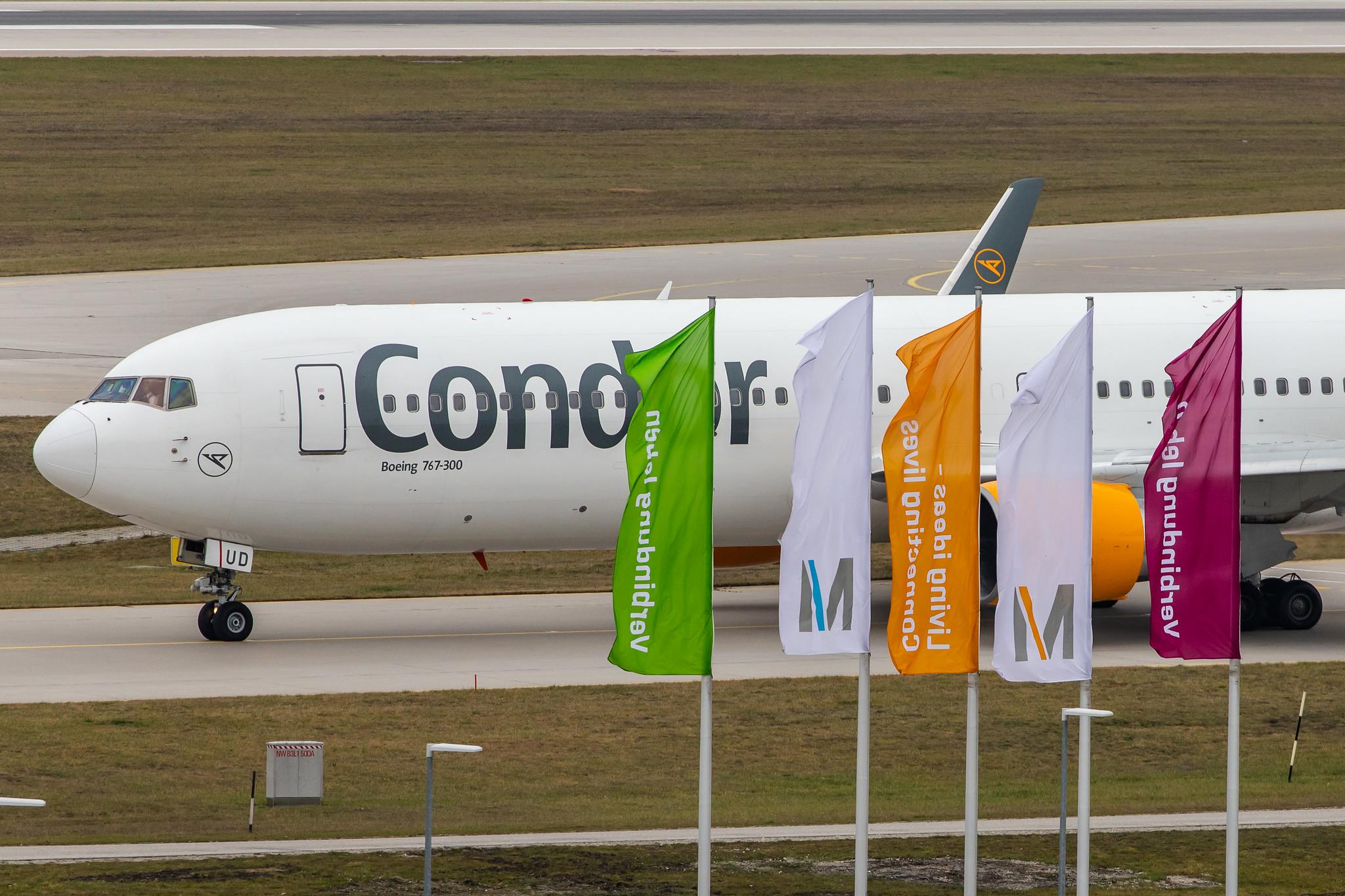 Munich Airport: Condor (DE / CFG) |  Boeing 767-330(ER) B763 | D-ABUD | MSN 26983