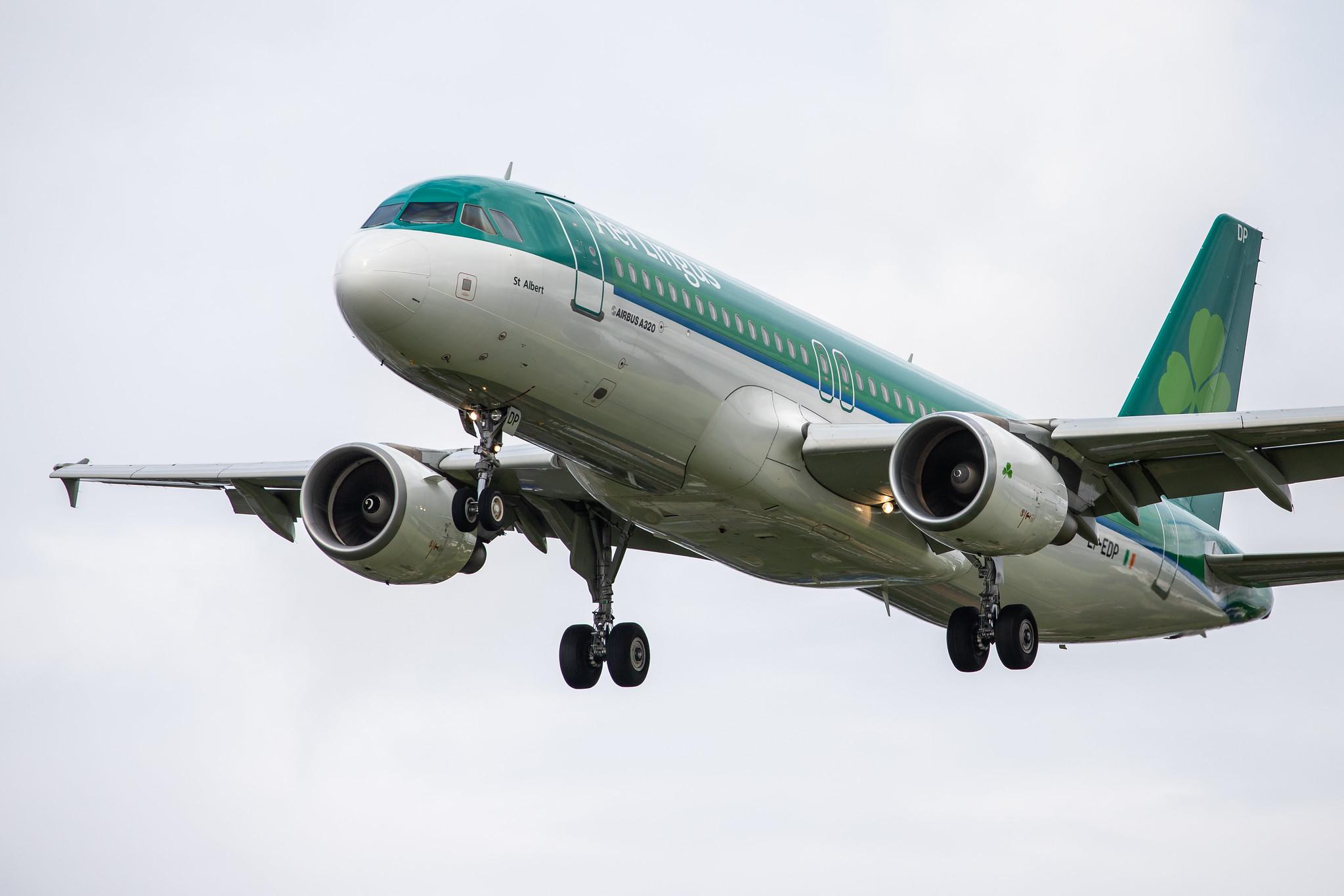 London Heathrow Airport: Aer Lingus (EI / EIN) |  Airbus A320-214 A320 | EI-EDP | MSN 3781
