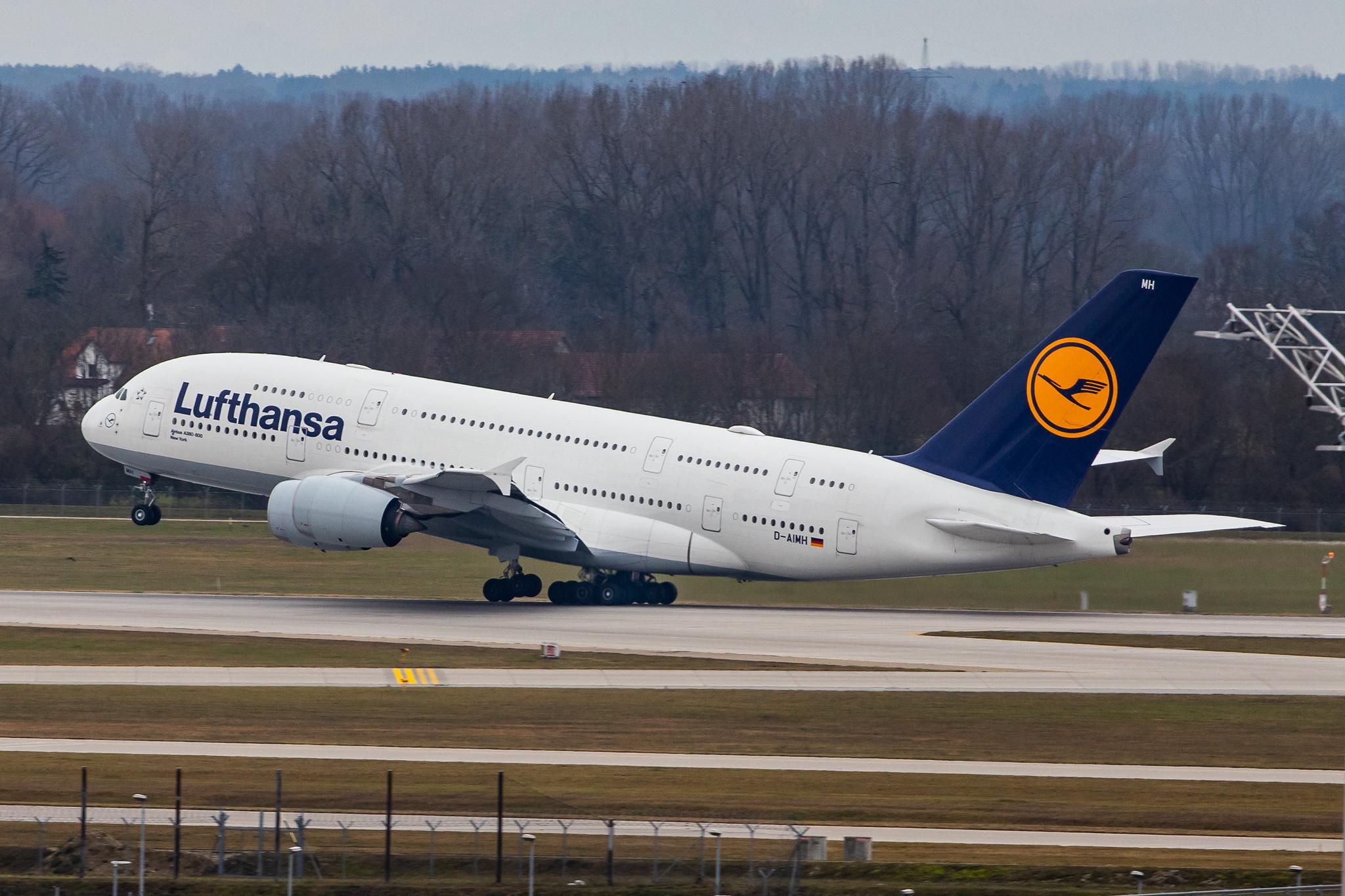 Munich Airport: Lufthansa (LH / DLH) |  Airbus A380-841 A388 | D-AIMH | MSN 070