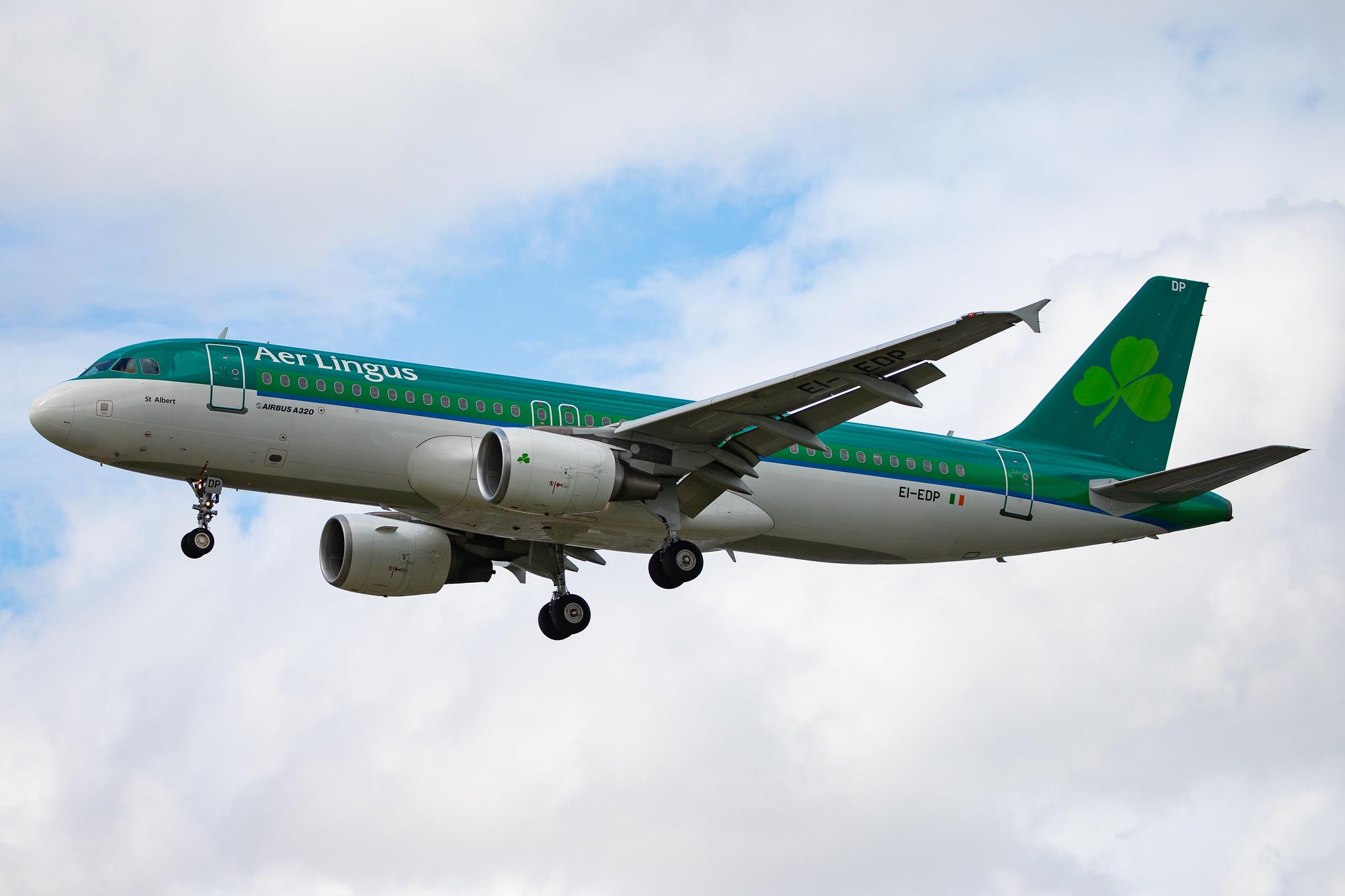 London Heathrow Airport: Aer Lingus (EI / EIN) |  Airbus A320-214 A320 | EI-EDP | MSN 3781