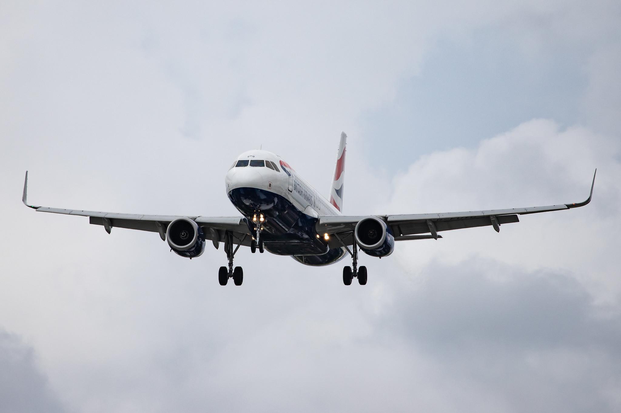 London Heathrow Airport: British Airways (BA / BAW) |  Airbus A320-232 A320 | G-EUYU | MSN 6028
