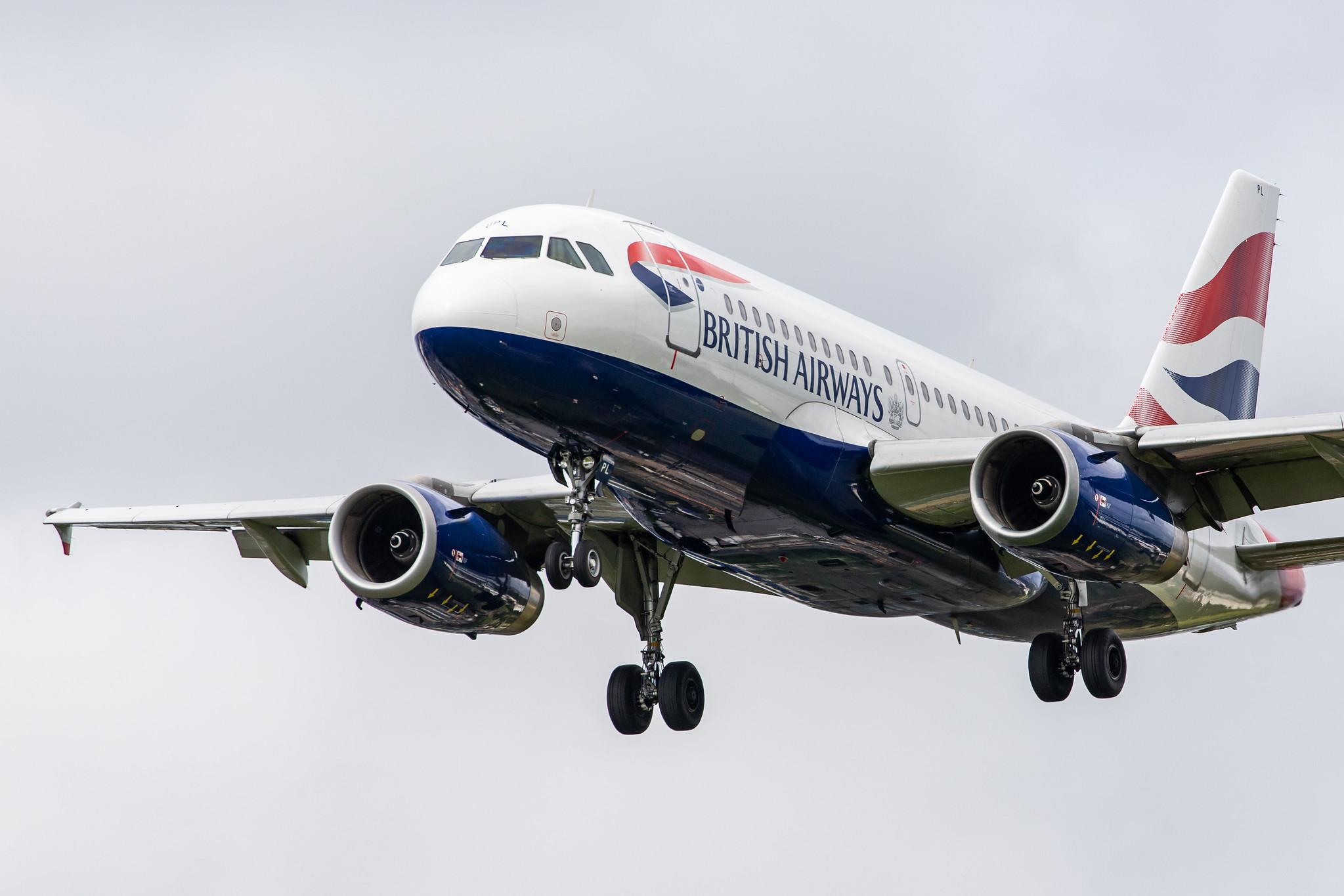 London Heathrow Airport: British Airways (BA / BAW) |  Airbus A319-131 A319 | G-EUPL | MSN 1239