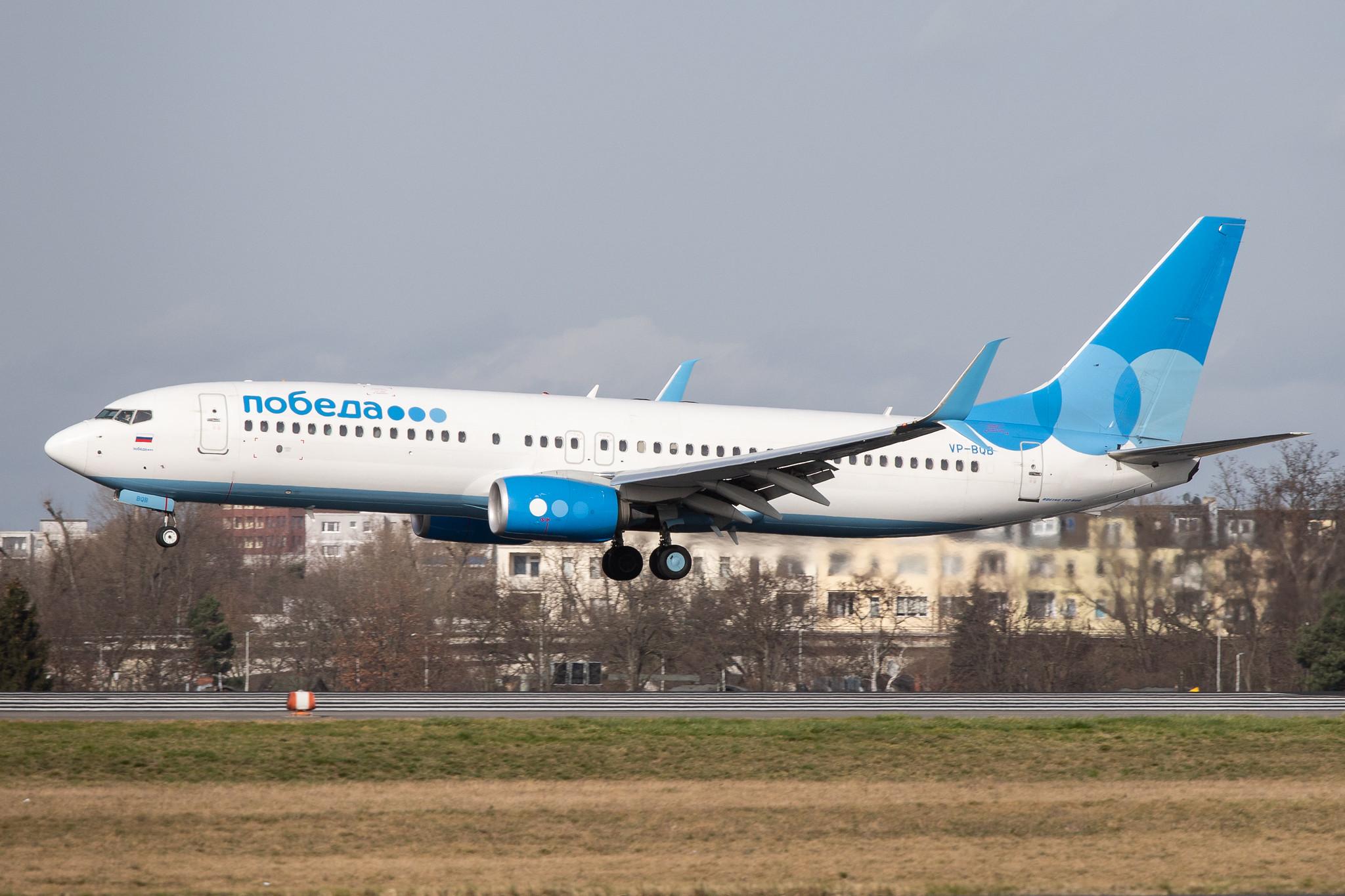 Flughafen Berlin Tegel (TXL): Pobeda (DP / PBD) |  Boeing 737-8MC B738 | VP-BQB | MSN 64862