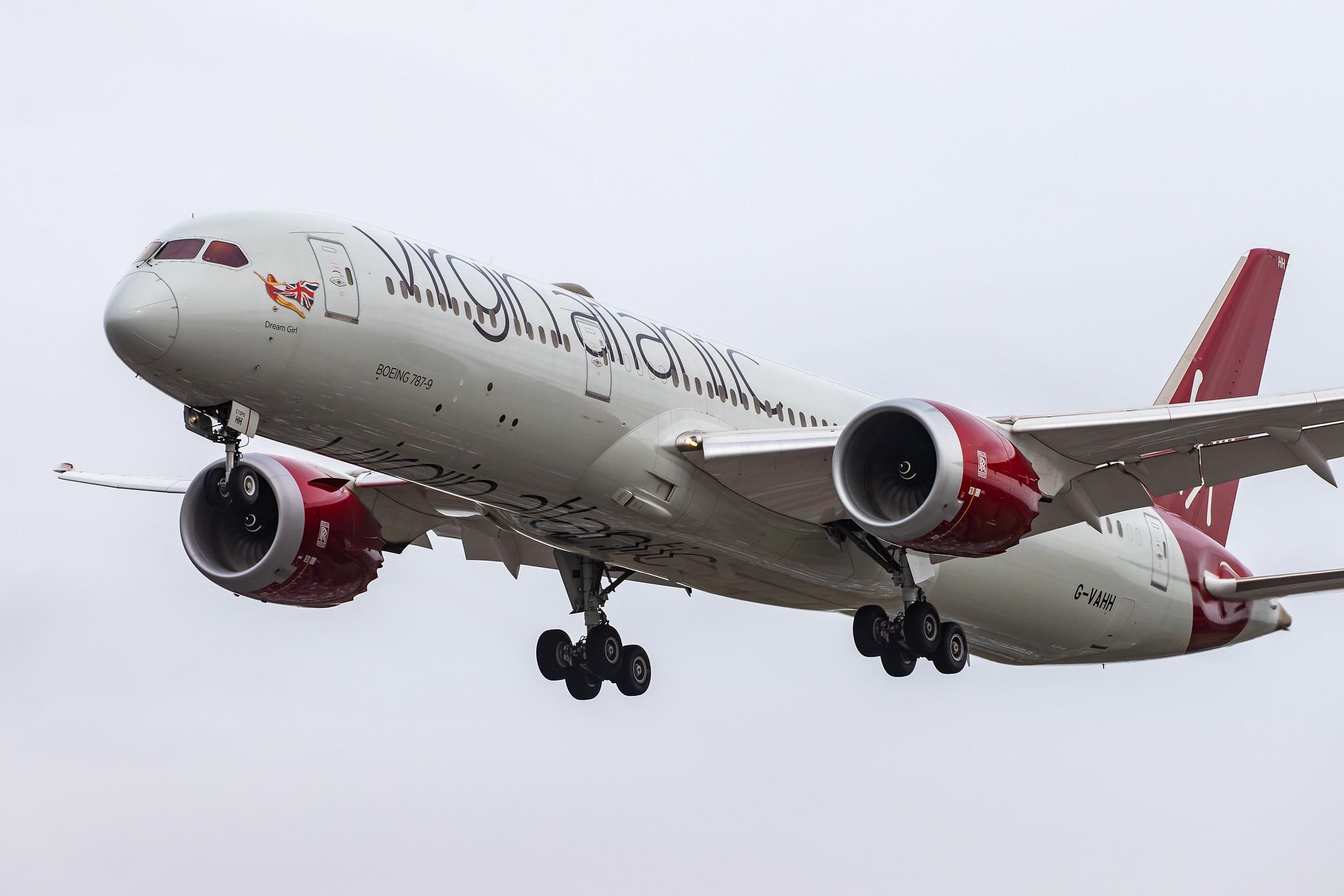 London Heathrow Airport: Virgin Atlantic (VS / VIR) |  Boeing 787-9 Dreamliner B789 | G-VAHH | MSN 37967