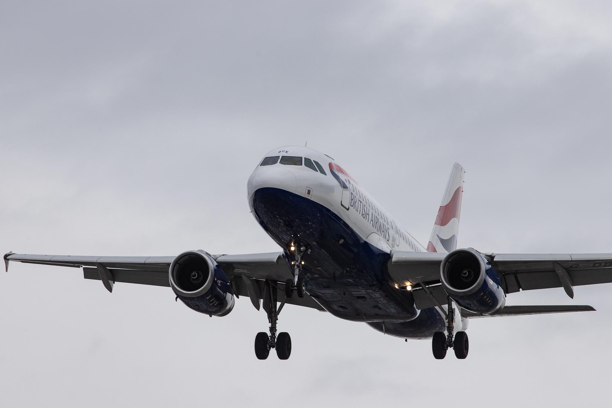 London Heathrow Airport: British Airways (BA / BAW) |  Airbus A319-131 A319 | G-DBCE | MSN 2429