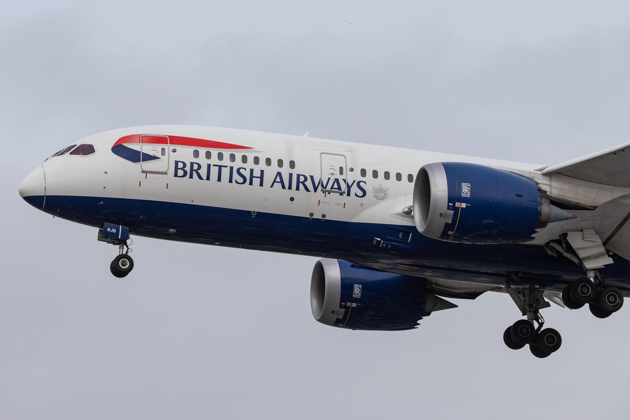 London Heathrow Airport: British Airways (BA / BAW) |  Boeing 787-8 Dreamliner B788 | G-ZBJB | MSN 38610