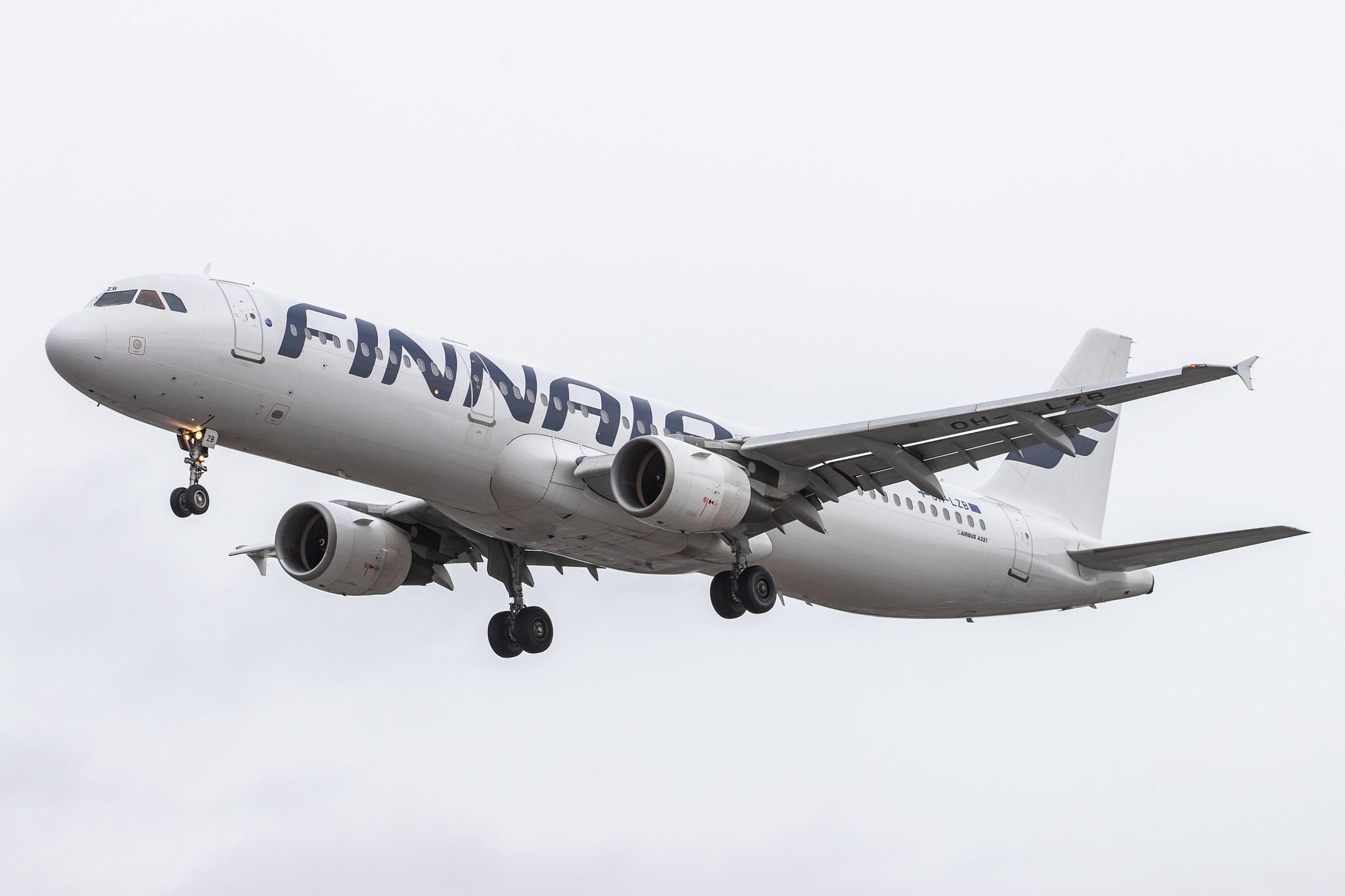 London Heathrow Airport: Finnair (AY / FIN) |  Airbus A321-211 A321 | OH-LZB | MSN 0961