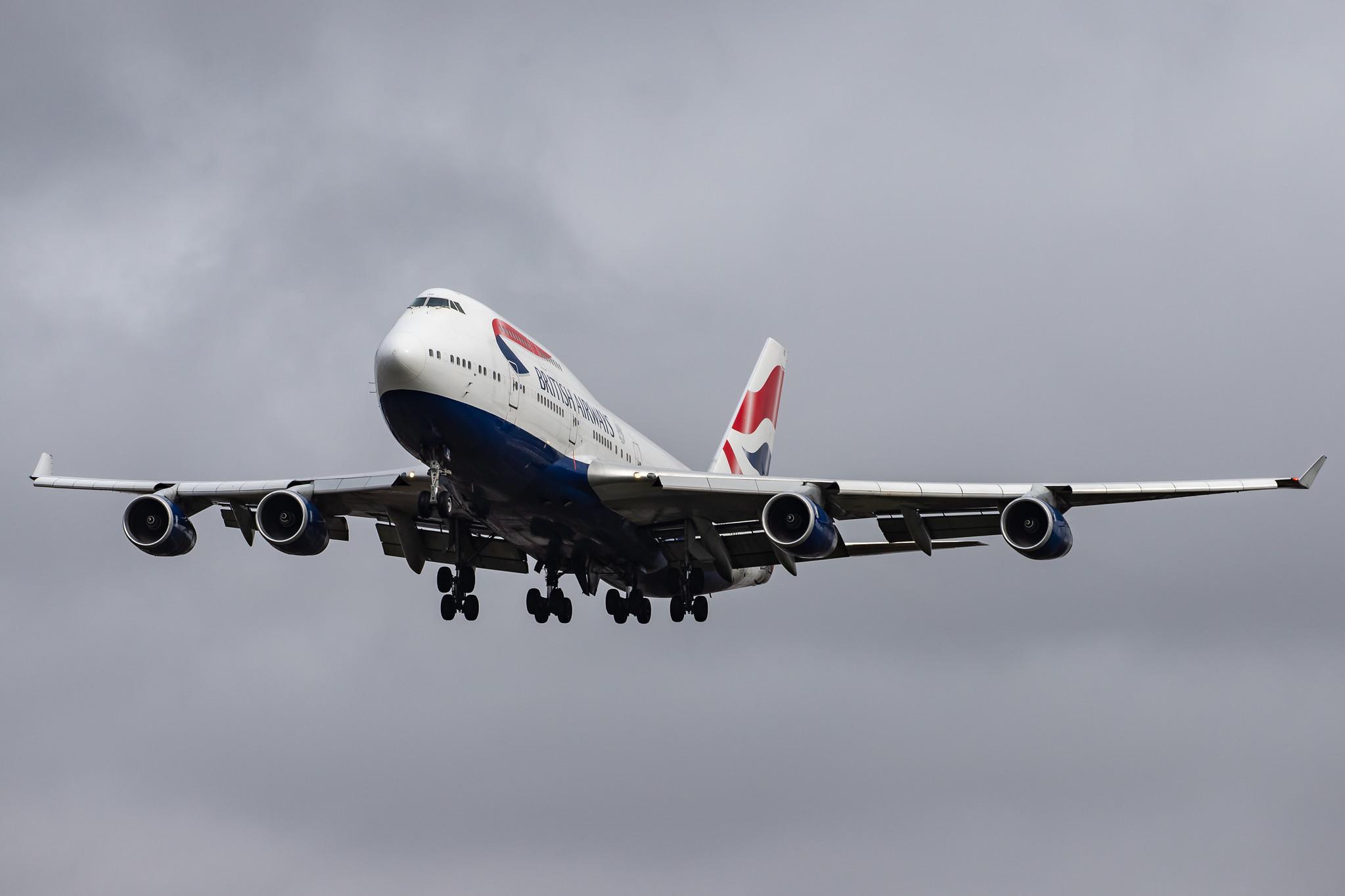 London Heathrow Airport: British Airways (BA / BAW) |  Boeing 747-436 B744 | G-CIVO | MSN 28849