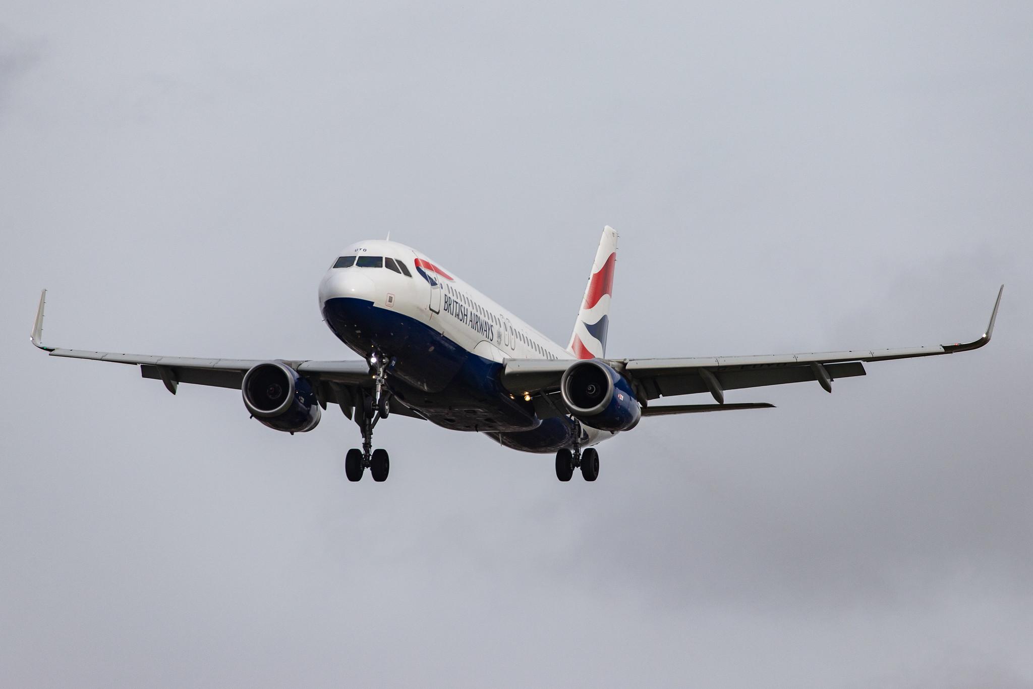 London Heathrow Airport: British Airways (BA / BAW) |  Airbus A320-232 A320 | G-EUYO | MSN 5634