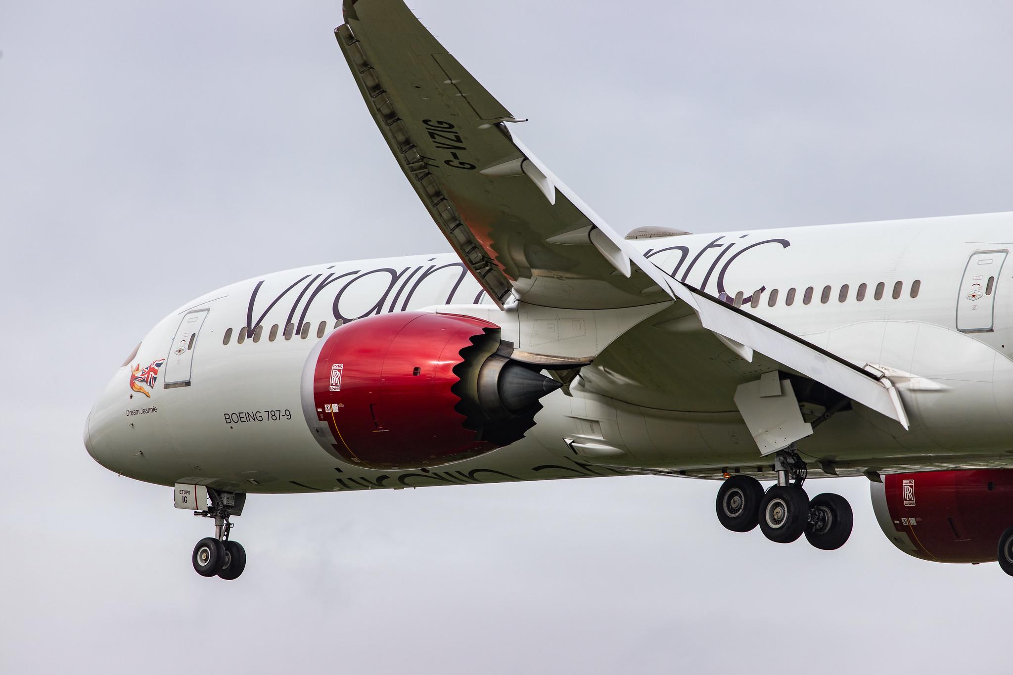 London Heathrow Airport: Virgin Atlantic (VS / VIR) |  Boeing 787-9 Dreamliner B789 | G-VZIG | MSN 37969