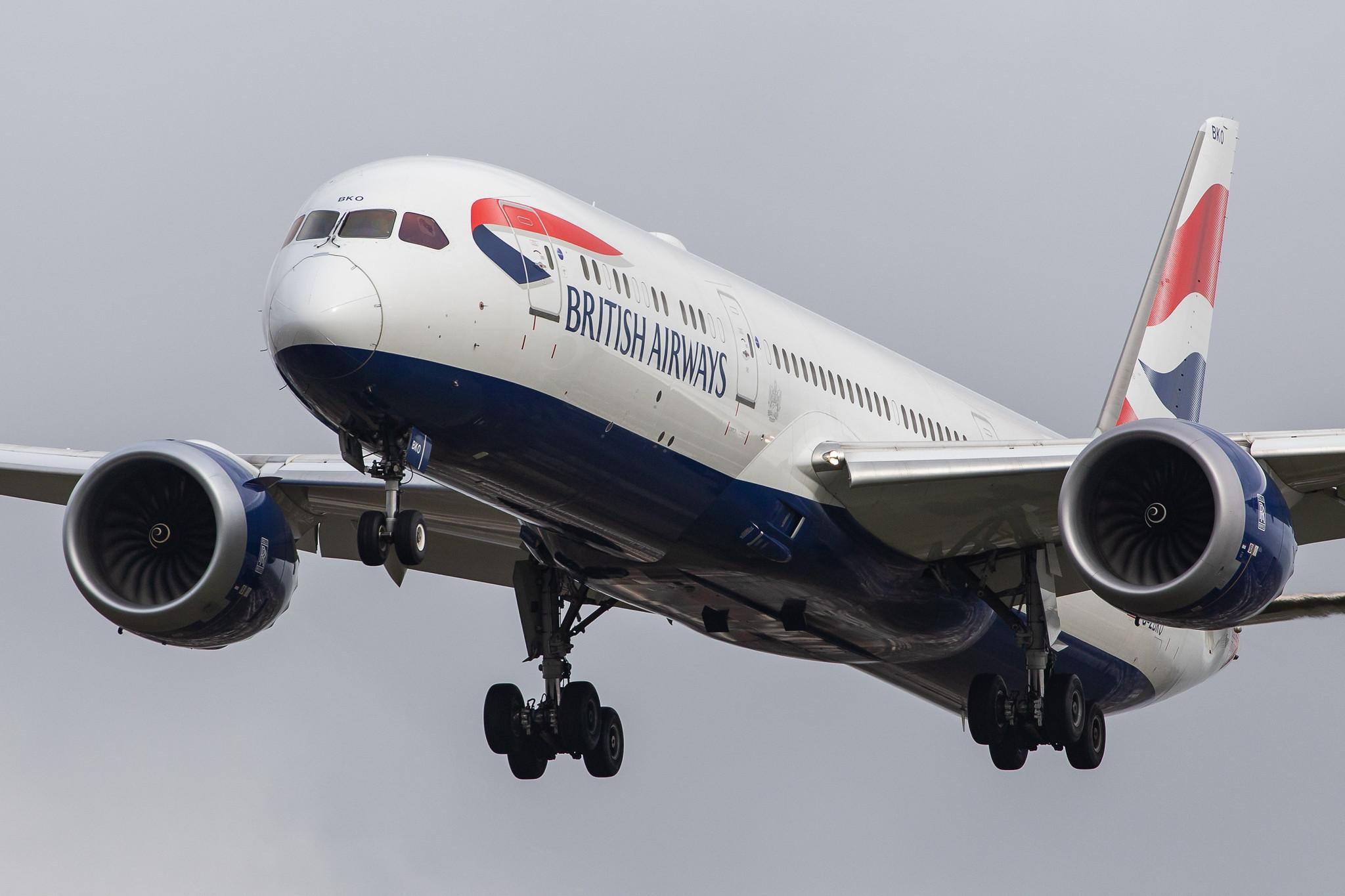 London Heathrow Airport: British Airways (BA / BAW) |  Boeing 787-9 Dreamliner B789 | G-ZBKO | MSN 38631
