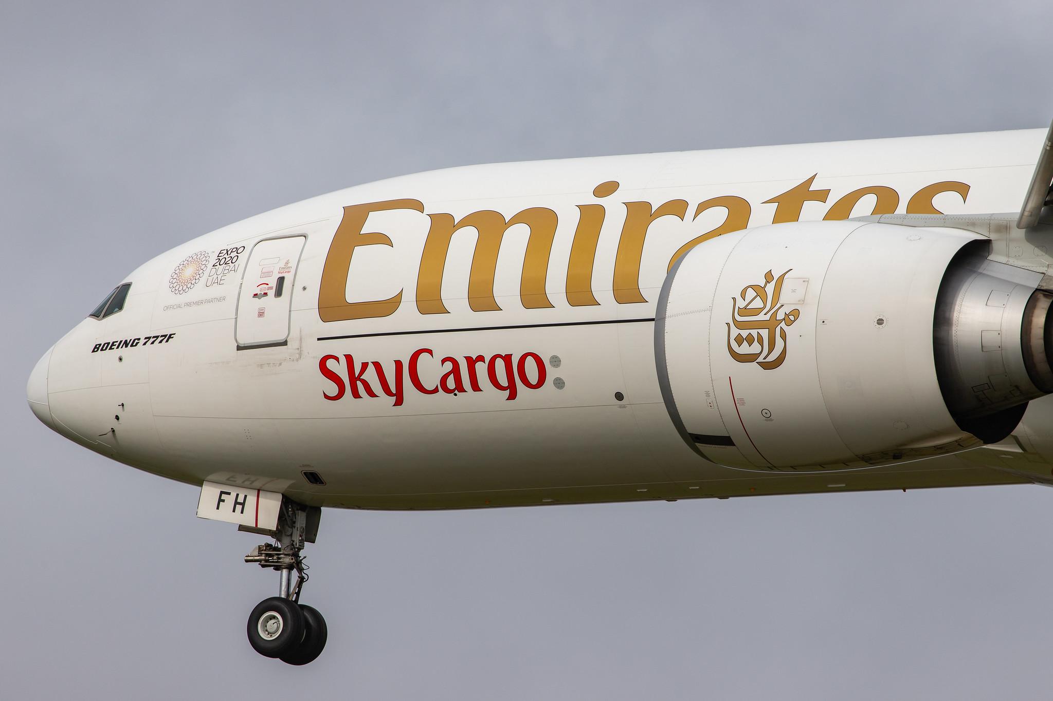 London Heathrow Airport: Emirates SkyCargo (EK / UAE) | Operator: Emirates |  Boeing 777-F1H B77L | A6-EFH | MSN 35608