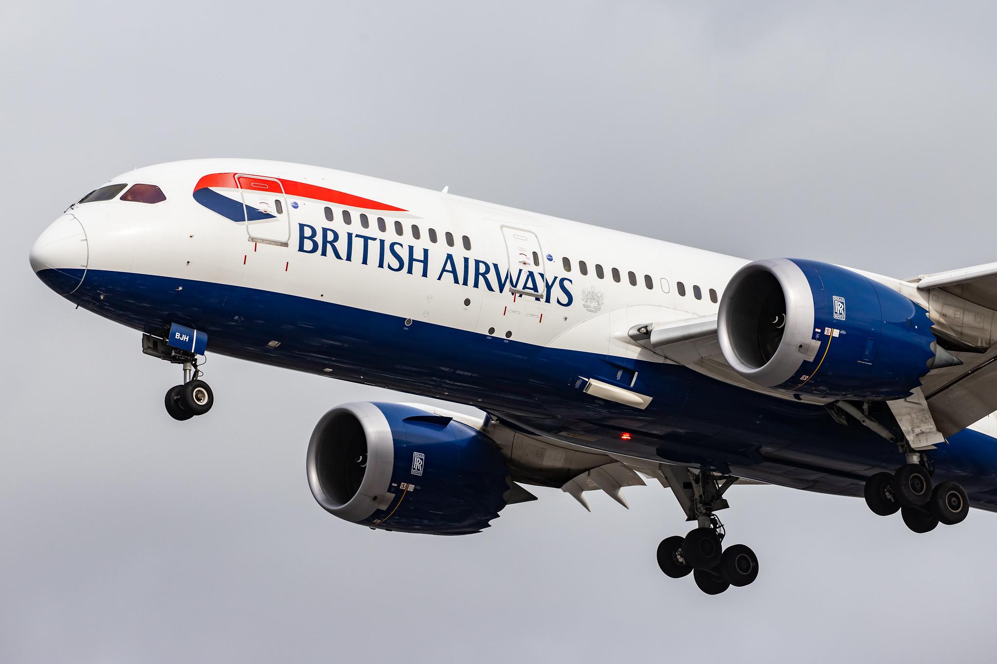 London Heathrow Airport: British Airways (BA / BAW) |  Boeing 787-8 Dreamliner B788 | G-ZBJH | MSN 38615