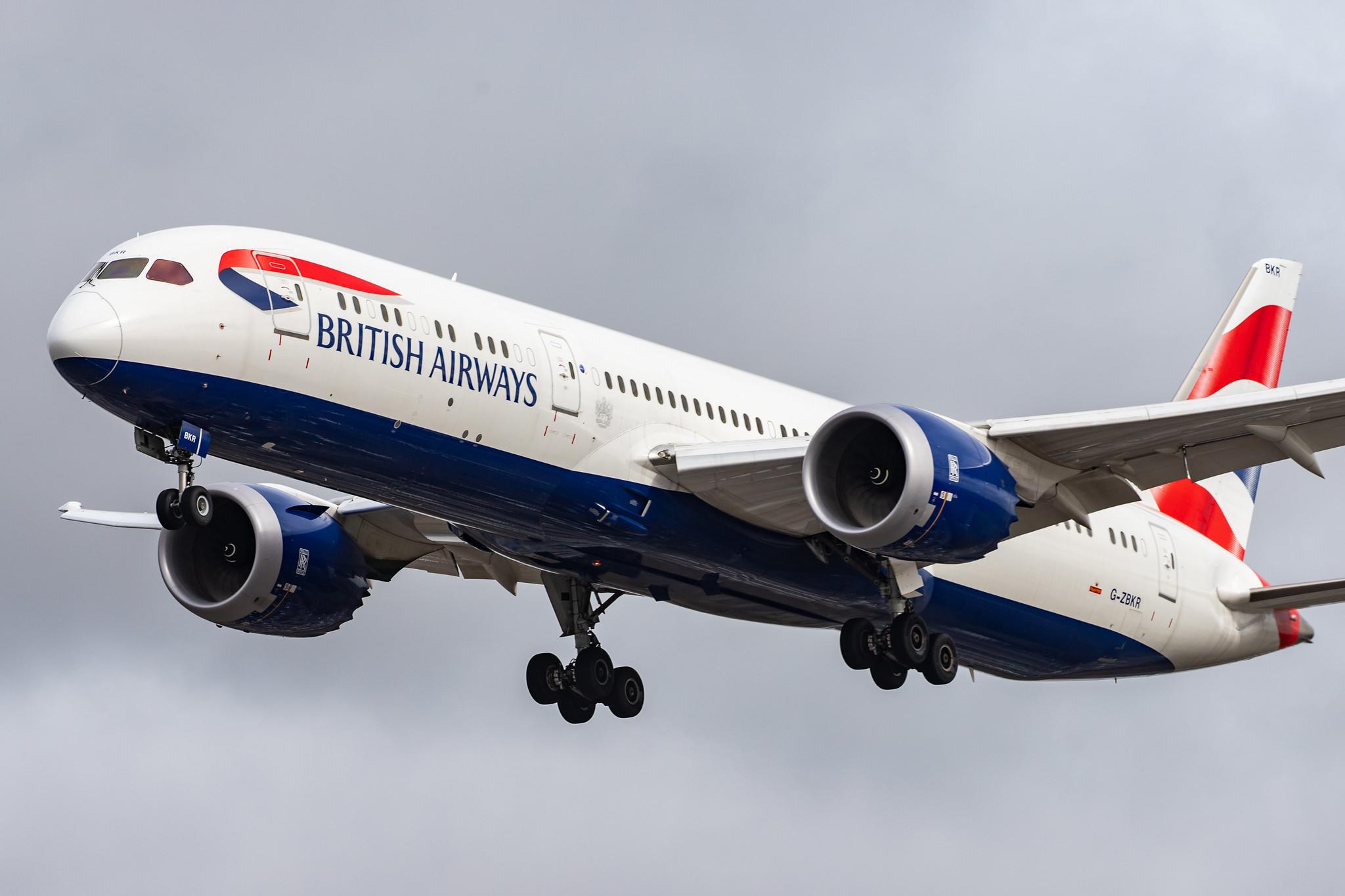London Heathrow Airport: British Airways (BA / BAW) |  Boeing 787-9 Dreamliner B789 | G-ZBKR | MSN 60627