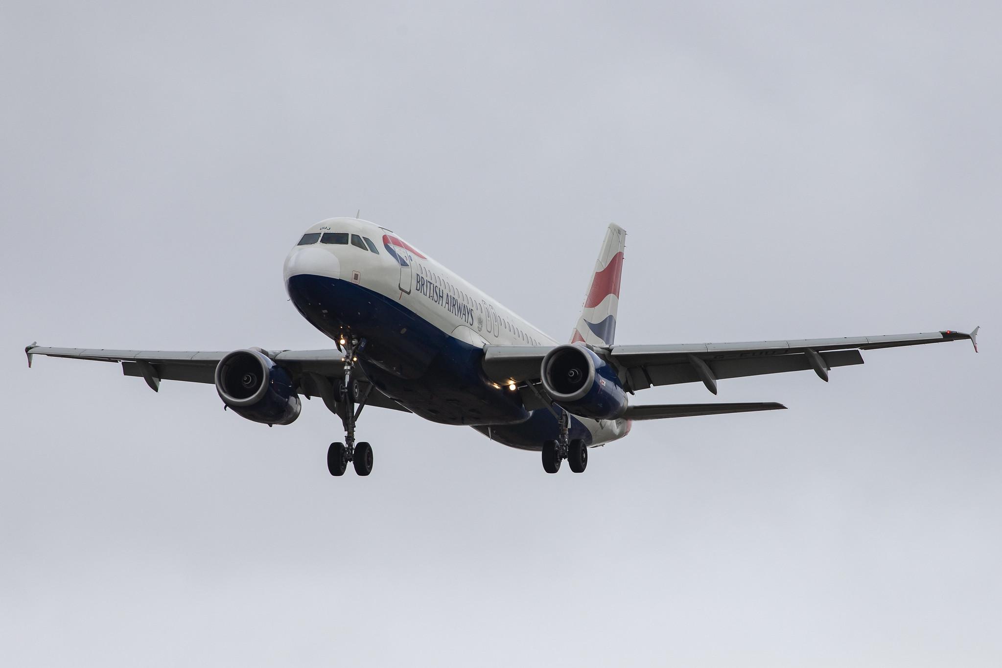 London Heathrow Airport: British Airways (BA / BAW) |  Airbus A320-232 A320 | G-EUUJ | MSN 1883