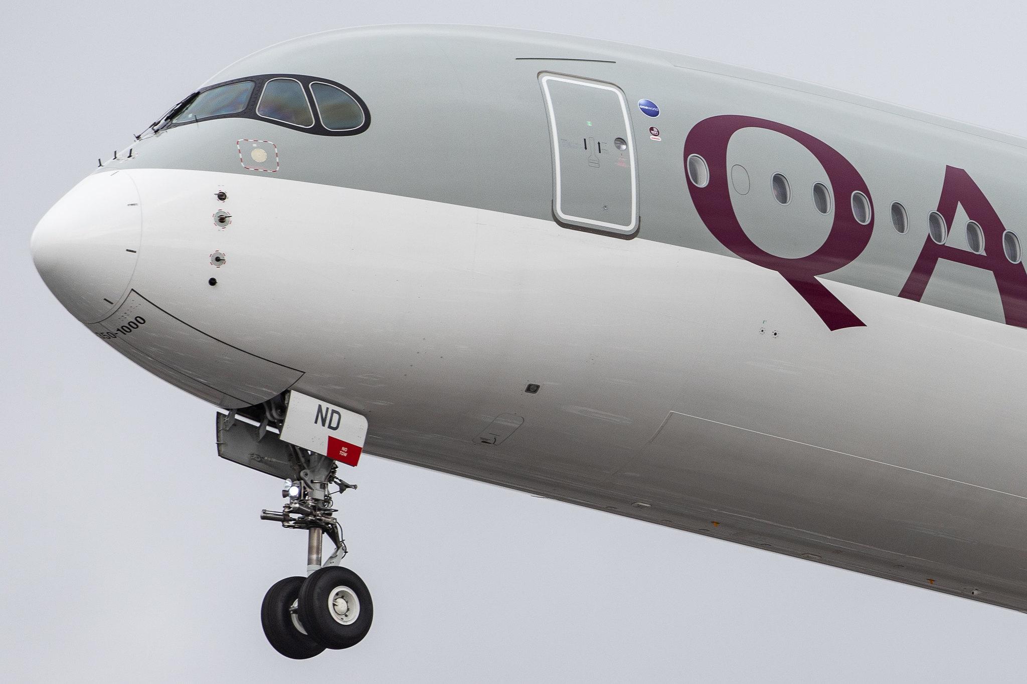 London Heathrow Airport: Qatar Airways (QR / QTR) |  Airbus A350-1041 A35K | A7-AND | MSN 125