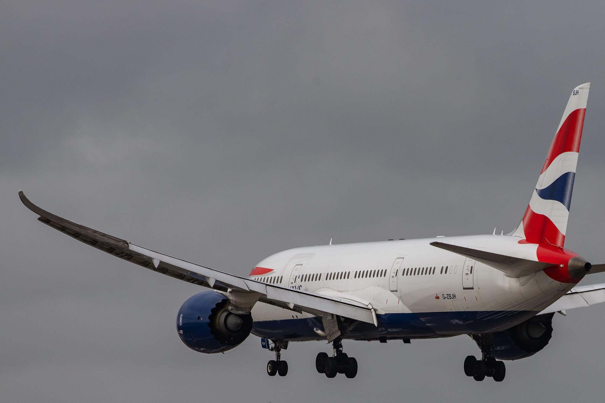 London Heathrow Airport: British Airways (BA / BAW) |  Boeing 787-8 Dreamliner B788 | G-ZBJH | MSN 38615