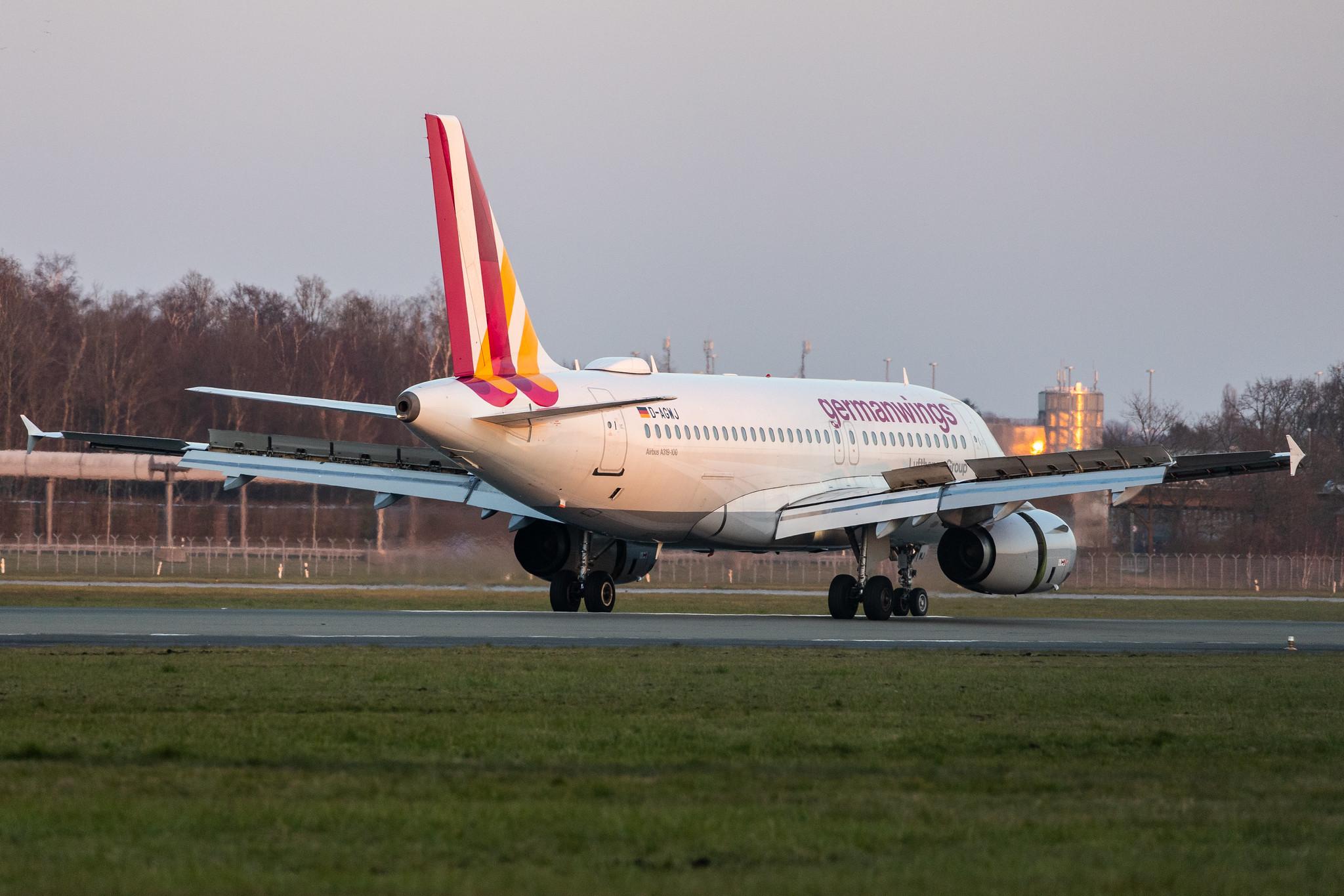 Hamburg Airport: Eurowings (EW / EWG) |  Airbus A319-132 A319 | D-AGWJ | MSN 3375
