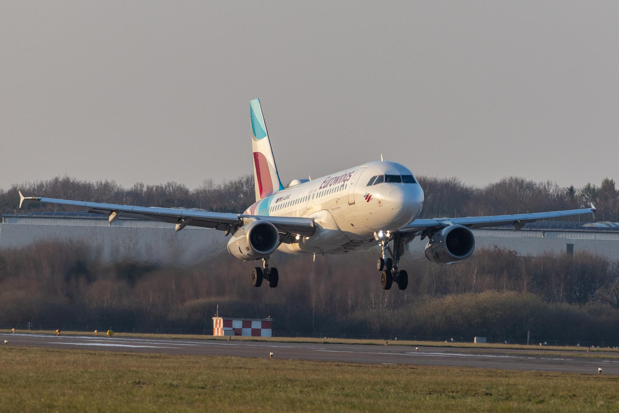 Hamburg Airport: Eurowings (EW / EWG) |  Airbus A319-132 A319 | D-AGWC | MSN 2976
