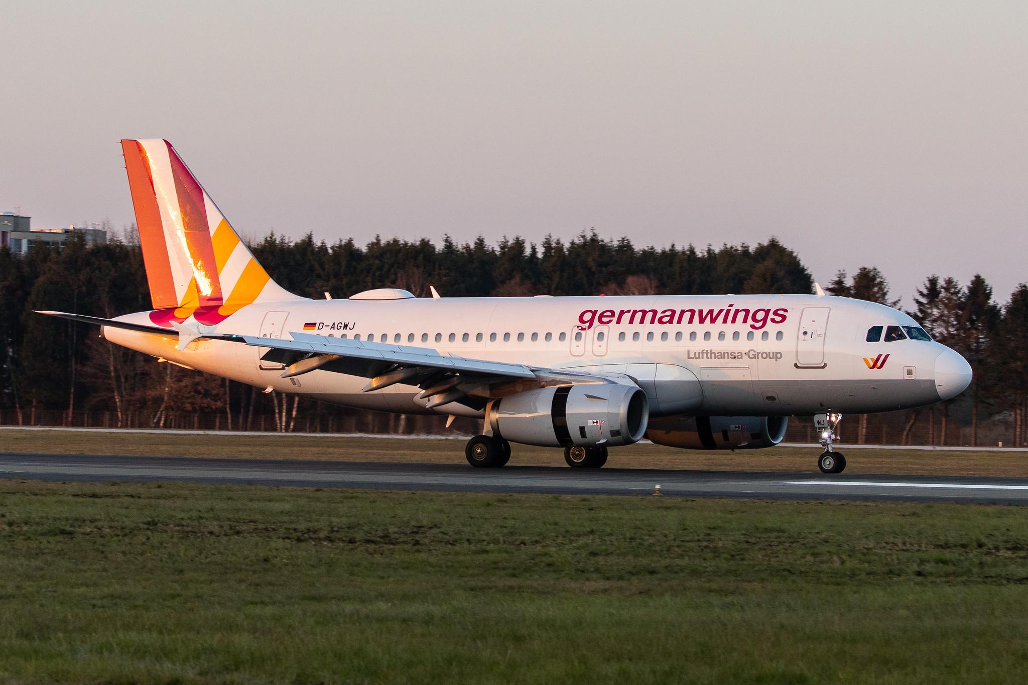 Hamburg Airport: Eurowings (EW / EWG) |  Airbus A319-132 A319 | D-AGWJ | MSN 3375