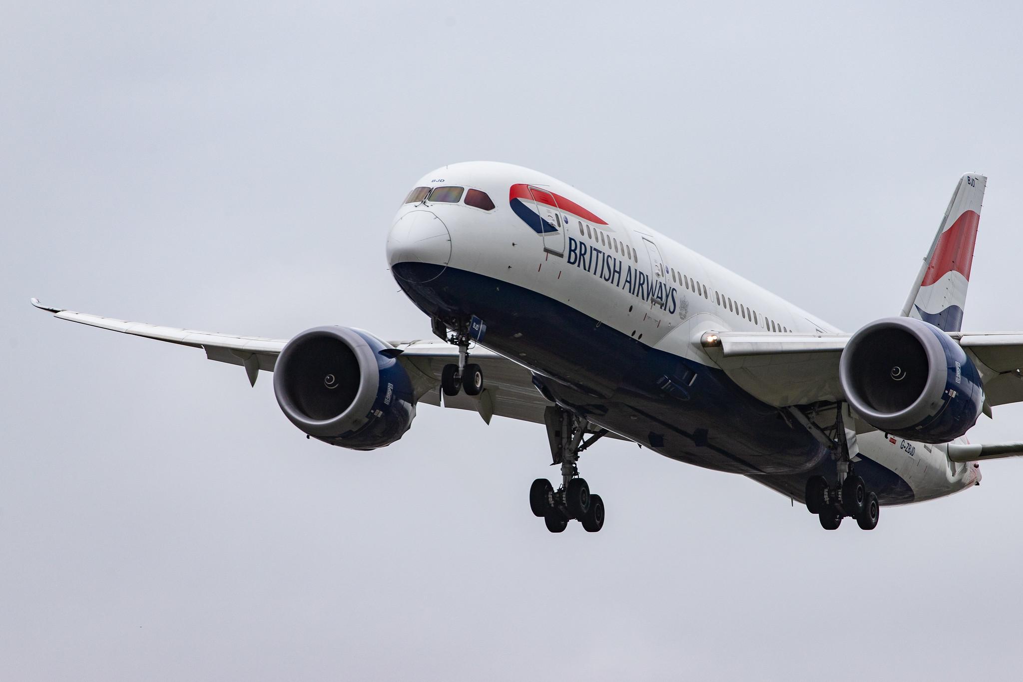 London Heathrow Airport: British Airways (BA / BAW) |  Boeing 787-8 Dreamliner B788 | G-ZBJD | MSN 38619