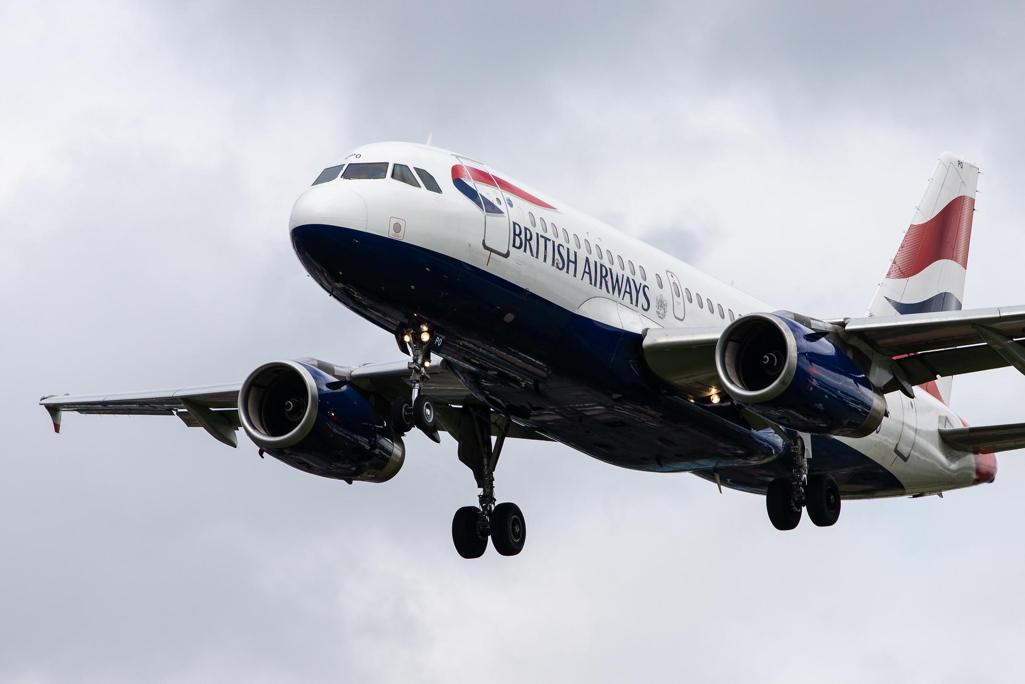 London Heathrow Airport: British Airways (BA / BAW) |  Airbus A319-131 A319 | G-EUPO | MSN 1279