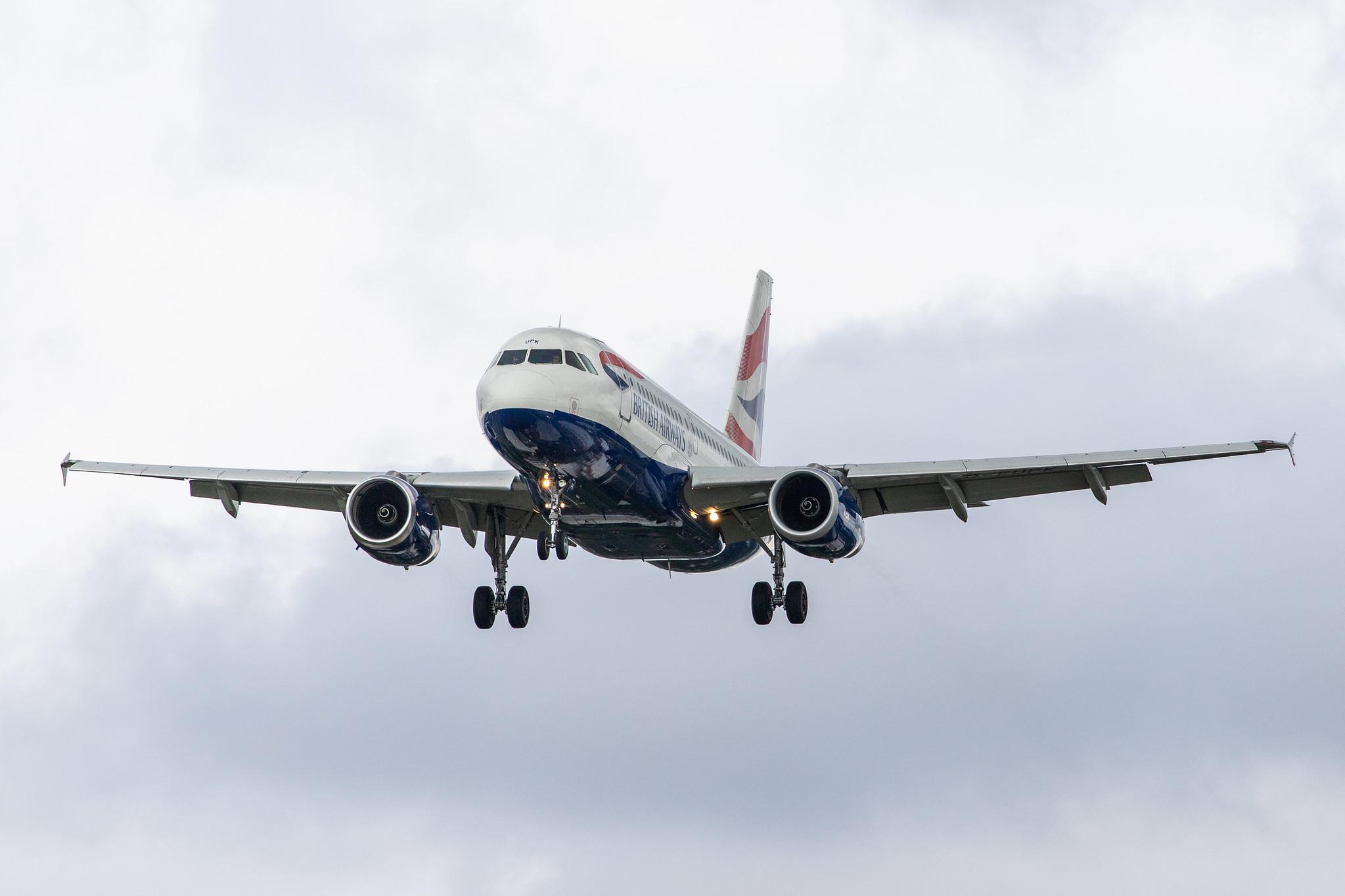 London Heathrow Airport: British Airways (BA / BAW) |  Airbus A319-131 A319 | G-EUPK | MSN 1236
