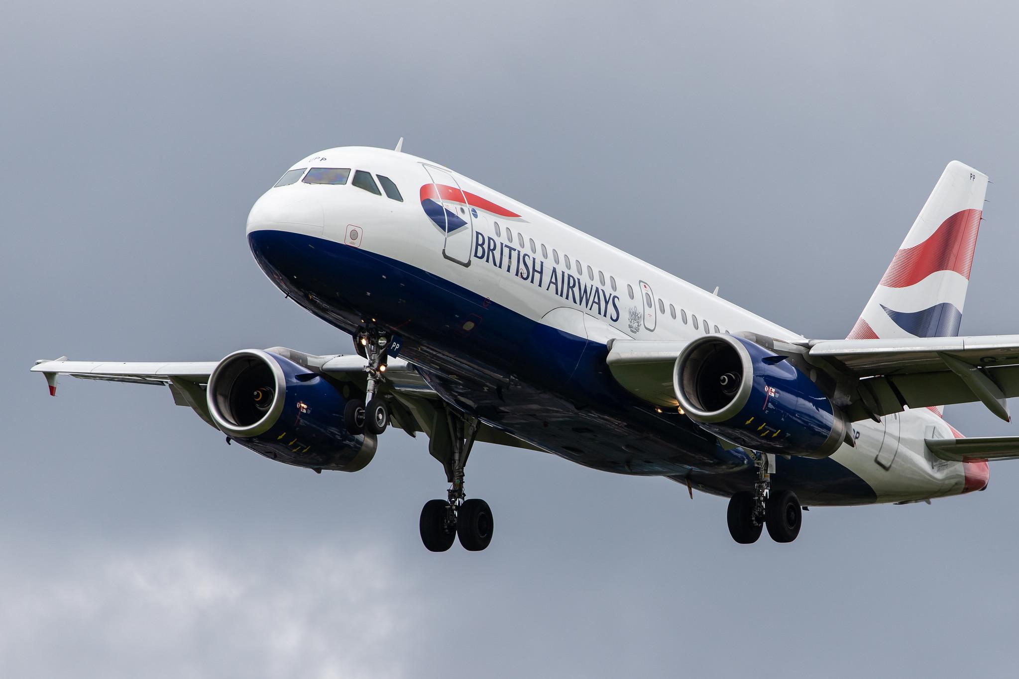 London Heathrow Airport: British Airways (BA / BAW) |  Airbus A319-131 A319 | G-EUPP | MSN 1295