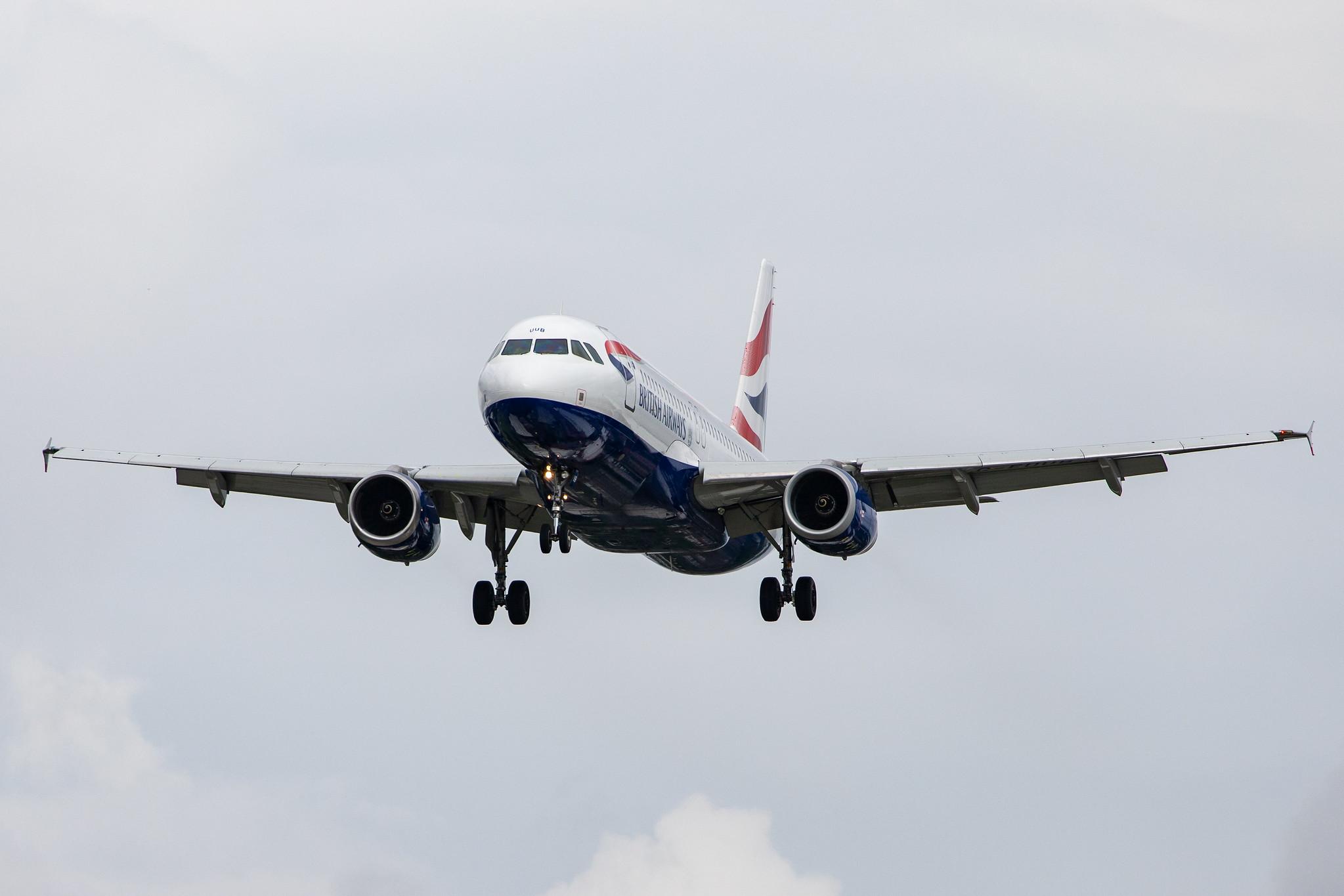 London Heathrow Airport: British Airways (BA / BAW) |  Airbus A320-232 A320 | G-EUUB | MSN 1689