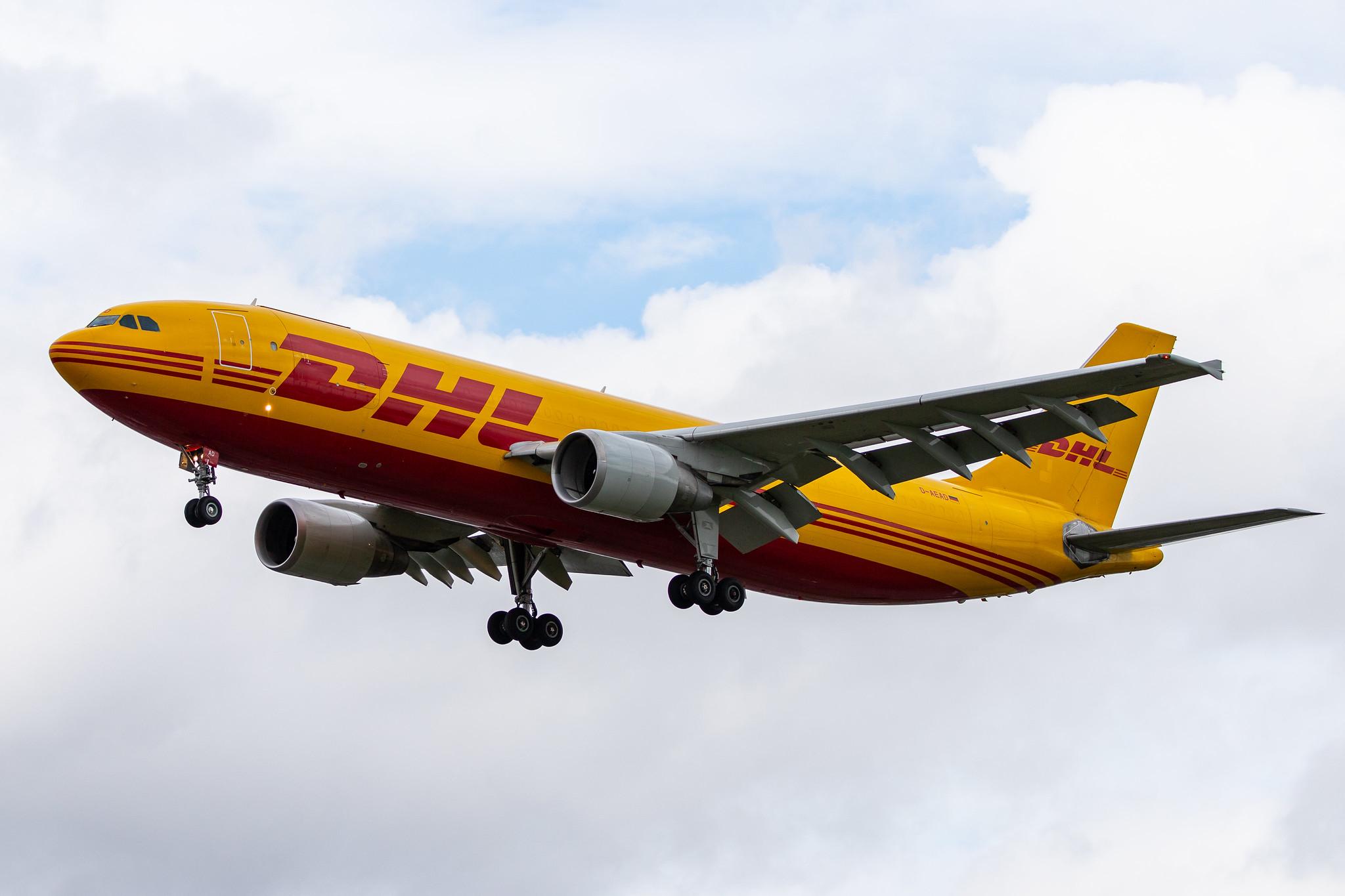 London Heathrow Airport: DHL (D0 / DHK) | Operator: European Air Transport |  Airbus A300B4-622R(F) A306 | D-AEAD | MSN 617