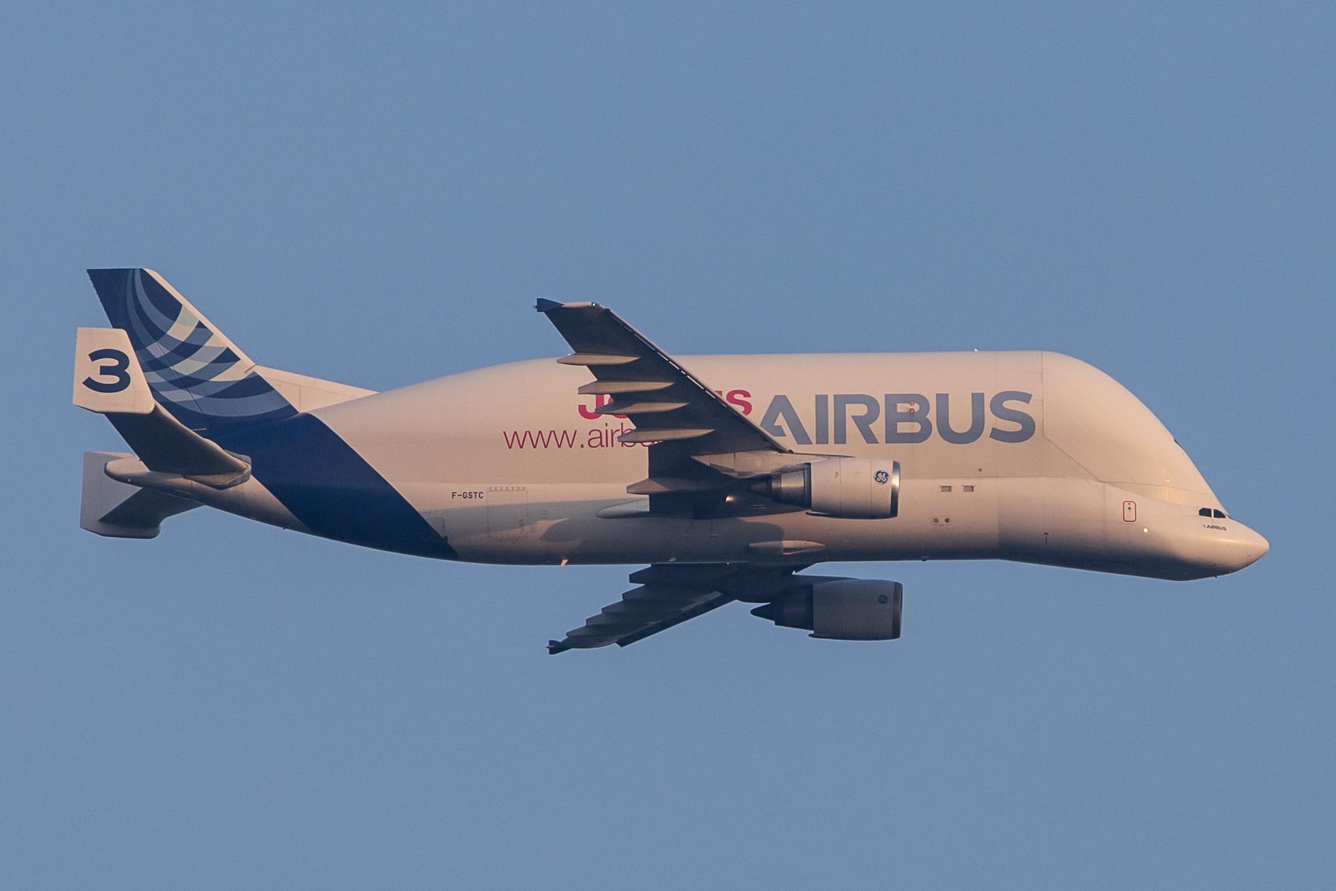 Hamburg Airport: Airbus Transport International (4Y / BGA) |  Airbus A300-608ST Beluga A3ST | F-GSTC | MSN 765