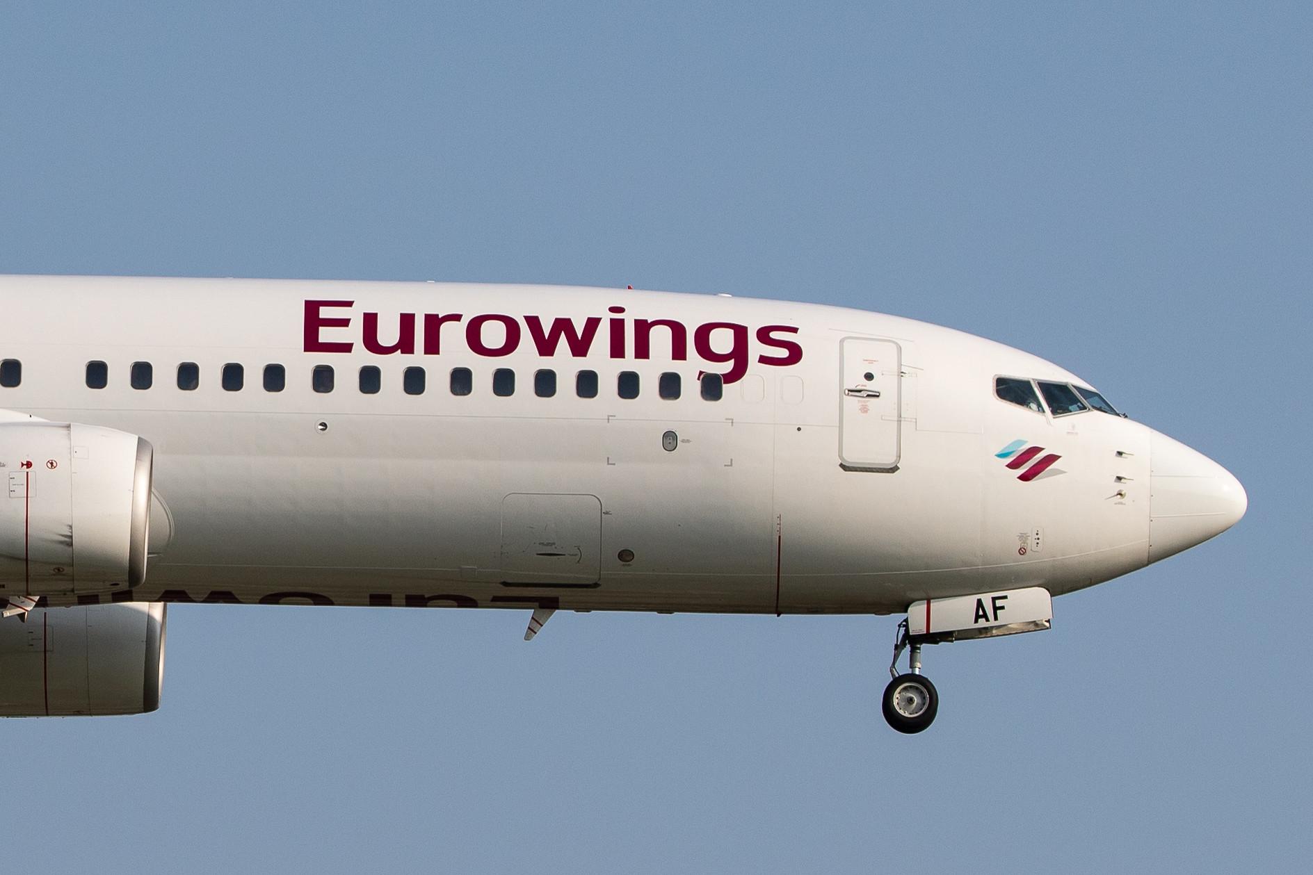 Hamburg Airport: Eurowings (EW / EWG) | Operator: TUI fly |  Boeing 737-86J B738 | D-ABAF | MSN 30878