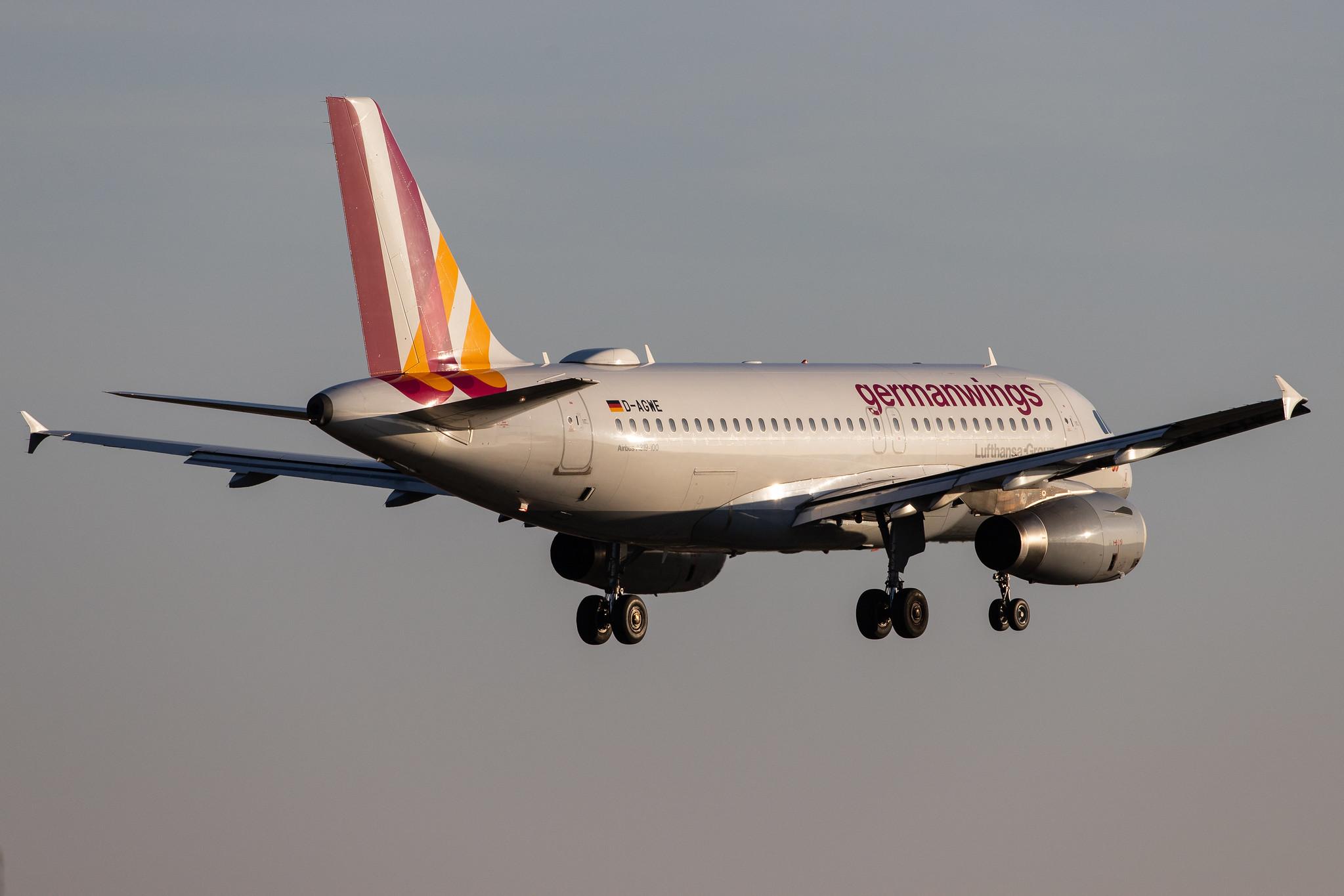 Hamburg Airport: Eurowings (EW / EWG) |  Airbus A319-132 A319 | D-AGWE | MSN 3128