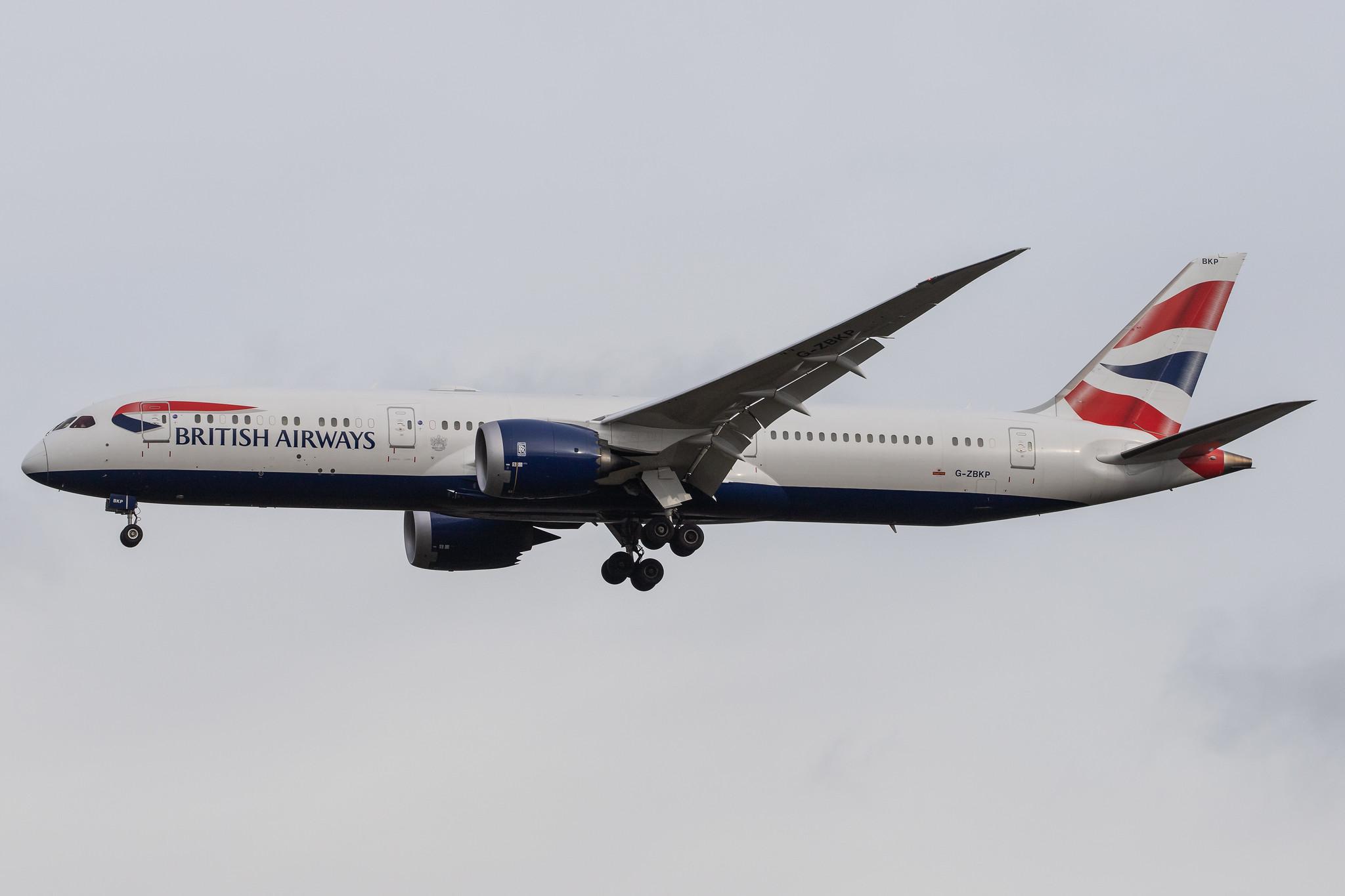 London Heathrow Airport: British Airways (BA / BAW) |  Boeing 787-9 Dreamliner B789 | G-ZBKP | MSN 38632