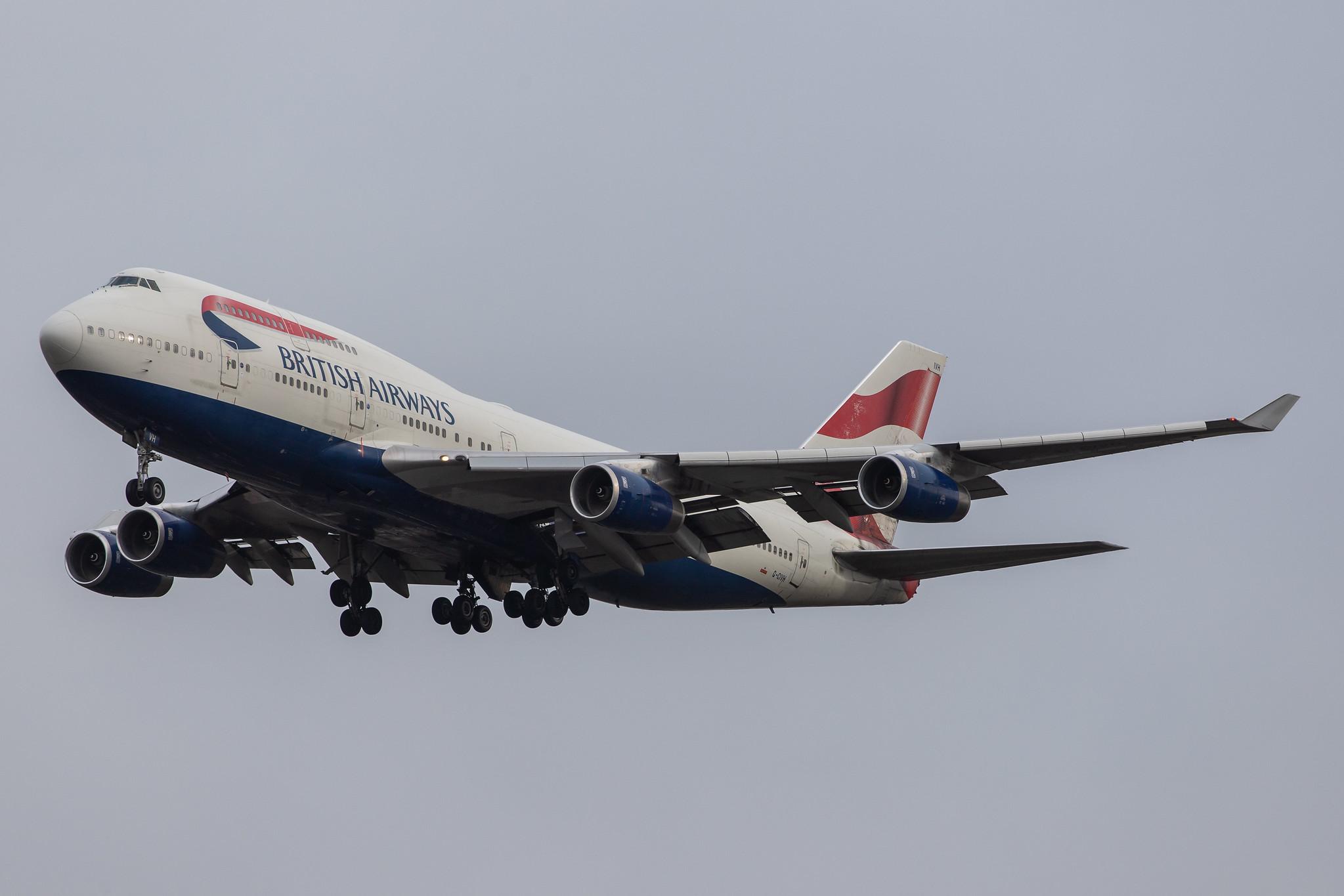 London Heathrow Airport: British Airways (BA / BAW) |  Boeing 747-436 B744 | G-CIVH | MSN 25809