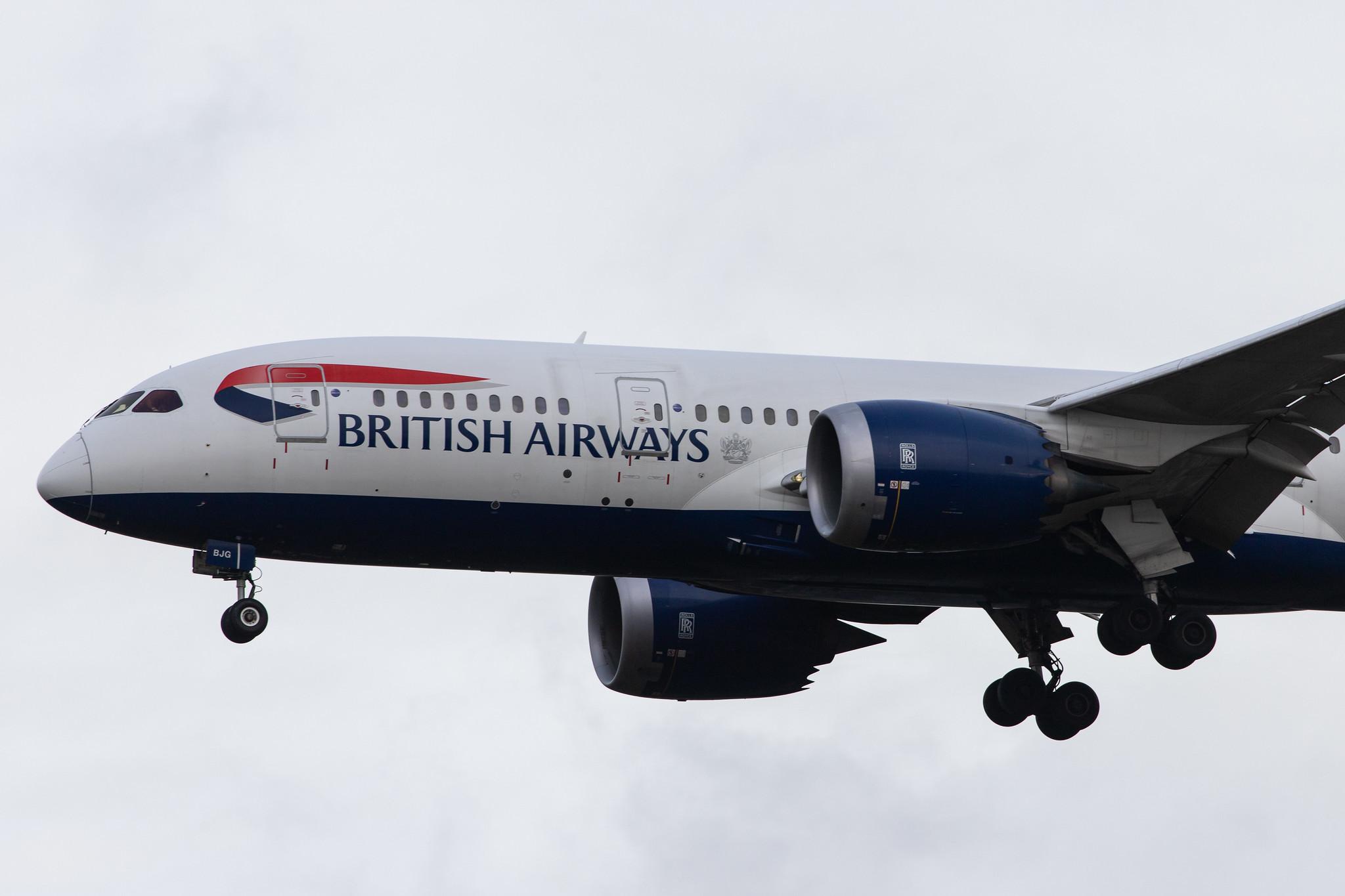 London Heathrow Airport: British Airways (BA / BAW) |  Boeing 787-8 Dreamliner B788 | G-ZBJG | MSN 38614