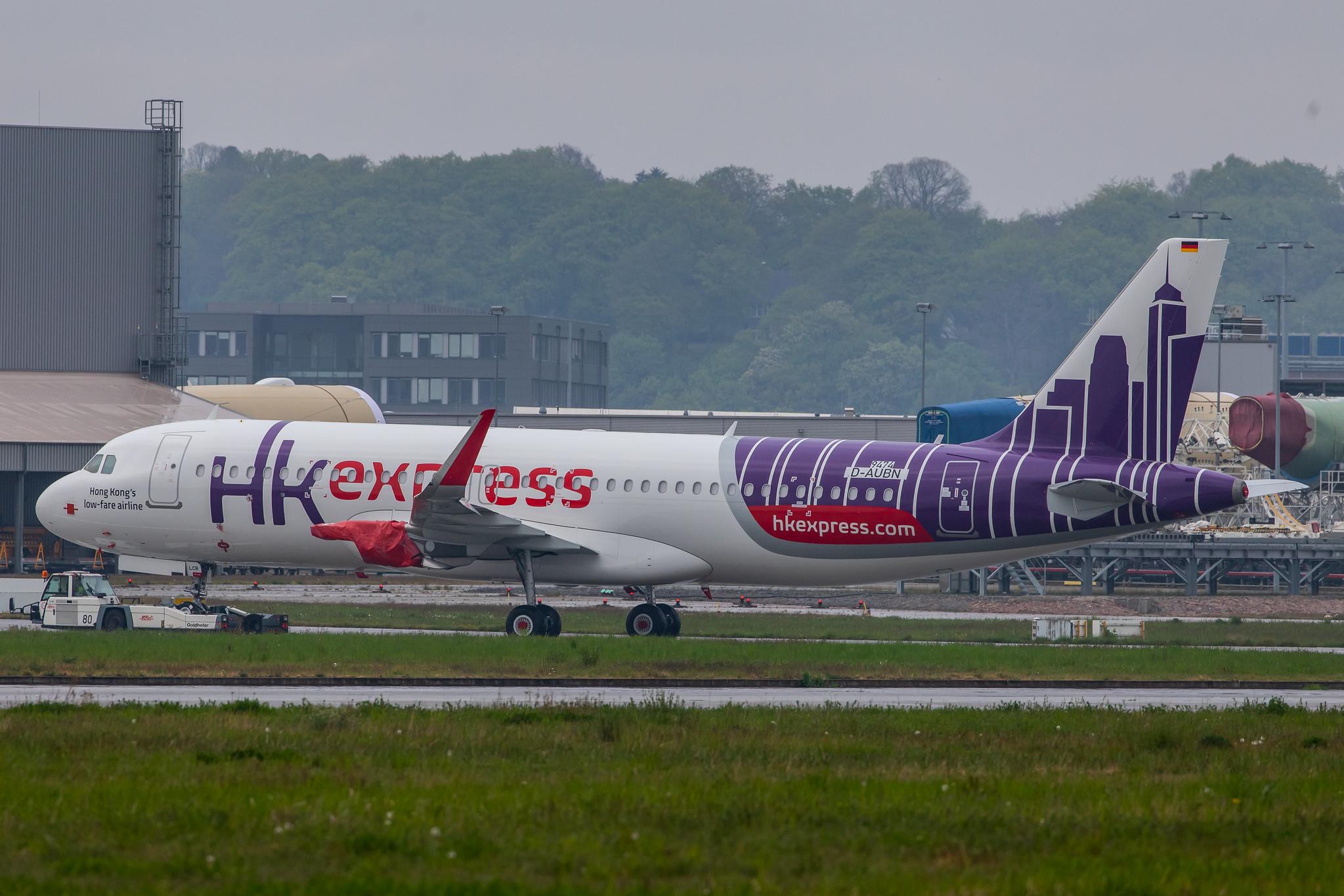 Flugplatz Hamburg-Finkenwerder: Airbus (/ AIB) |  Airbus  Airbus A320-271N A20N | D-AUBN | MSN 9474 (Future:  Hong Kong Express UO / HKE, B-LCR)