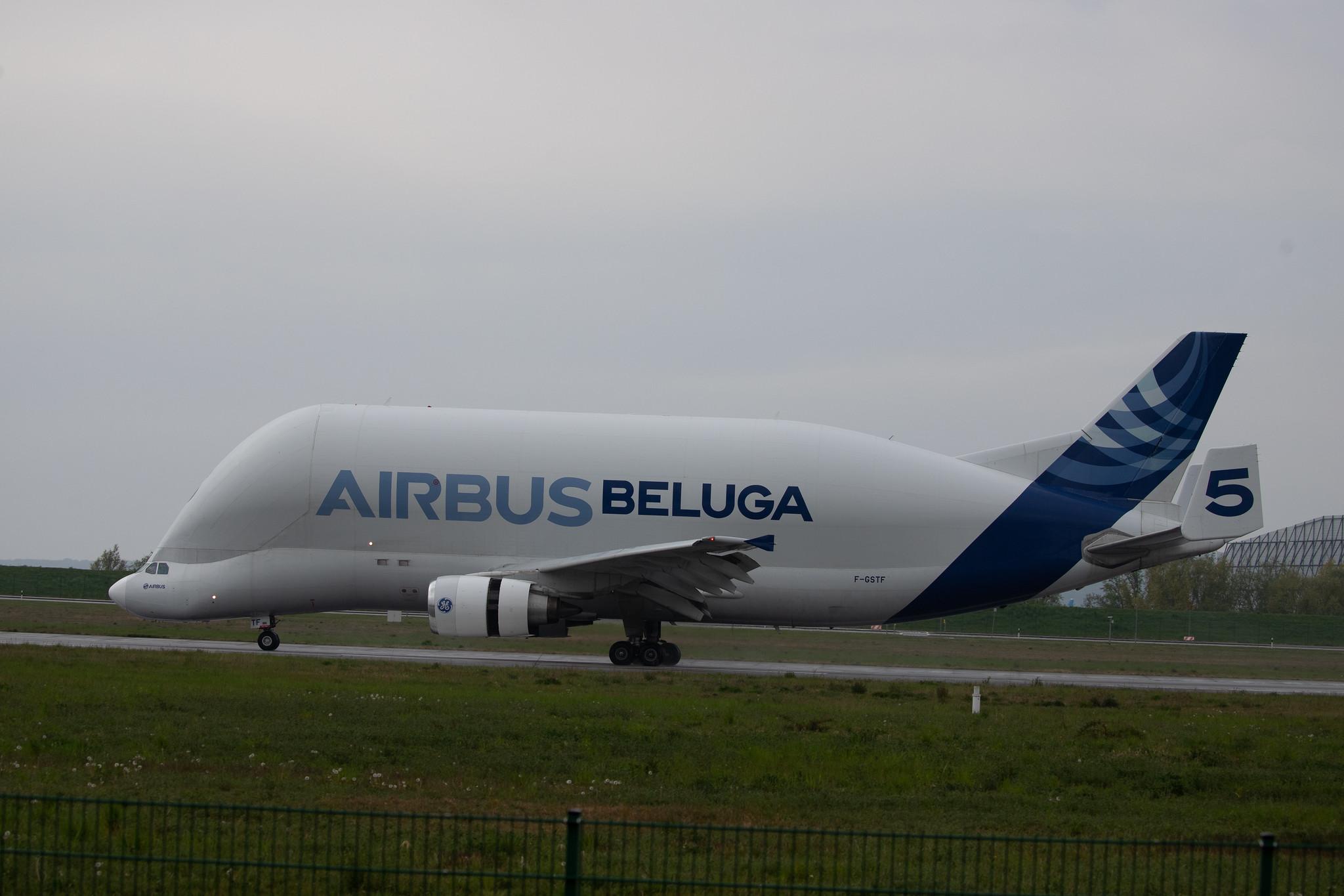 Flugplatz Hamburg-Finkenwerder: Airbus Transport International (4Y / BGA) |  Airbus A300-608ST Beluga A3ST | F-GSTF | MSN 796