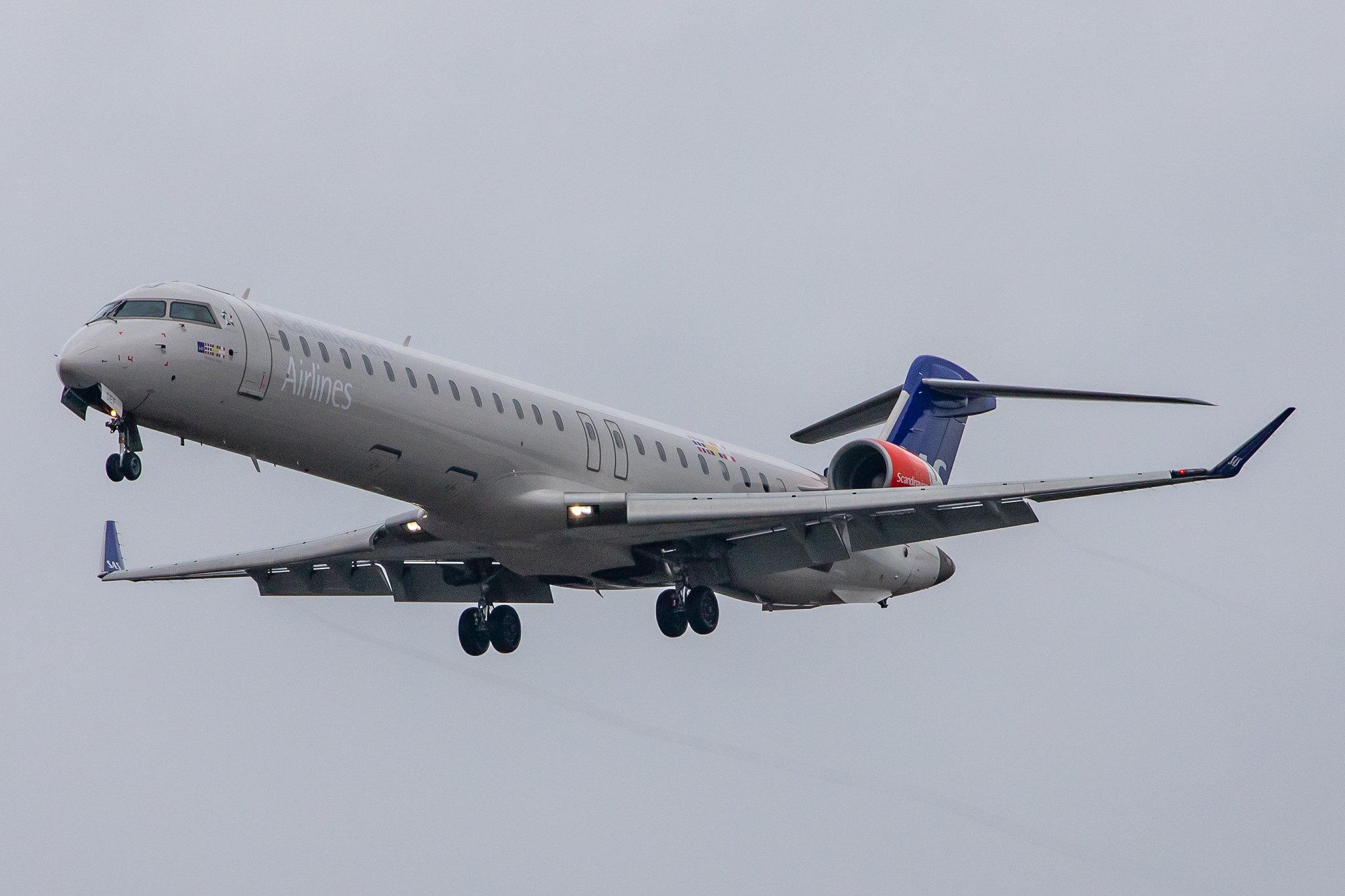 Flughafen Berlin Tegel (TXL): SAS (SK / SAS) | Operator: Cityjet |  Bombardier CRJ-900LR CRJ9 | EI-GEF | MSN 15244