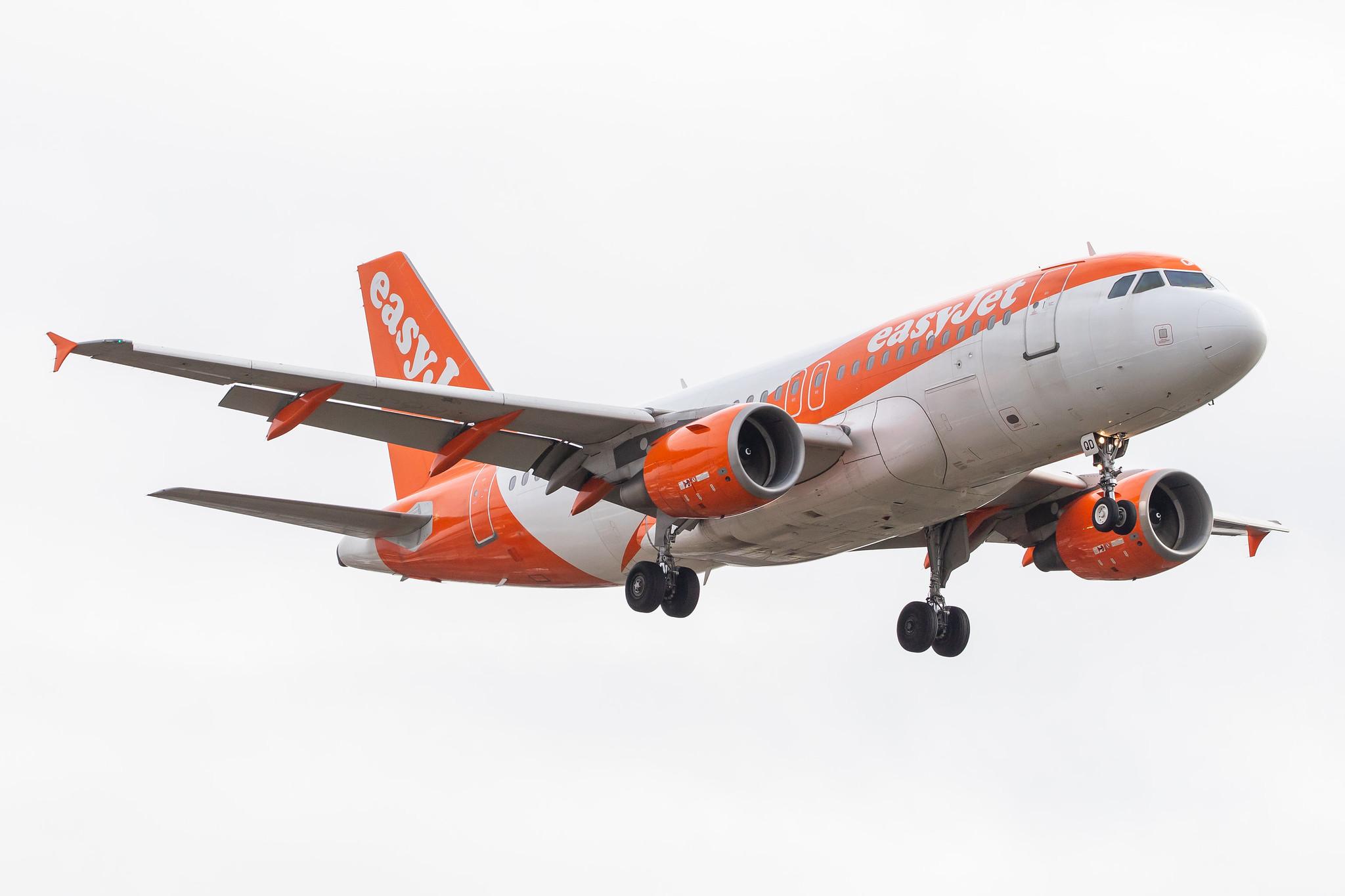 Flughafen Berlin Tegel (TXL): easyJet (U2 / EZY) | Operator: easyJet Europe |  Airbus A319-111 A319 | OE-LQD | MSN 3763