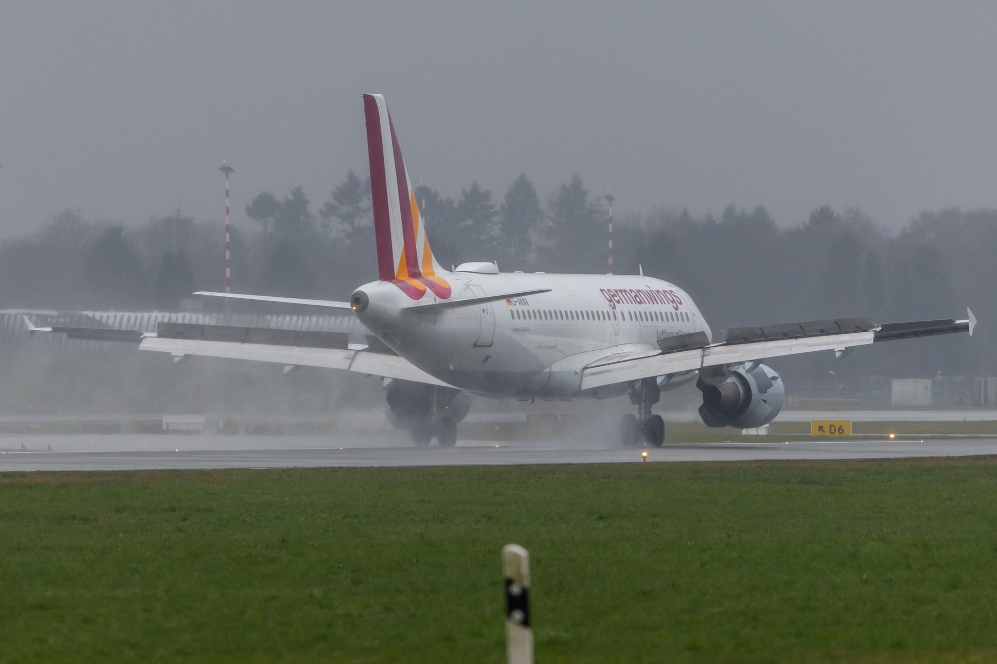 Hamburg Airport Apron: Eurowings (EW / EWG) | Operator: Germanwings |  Airbus A319-112 A319 | D-AKNV | MSN 2632