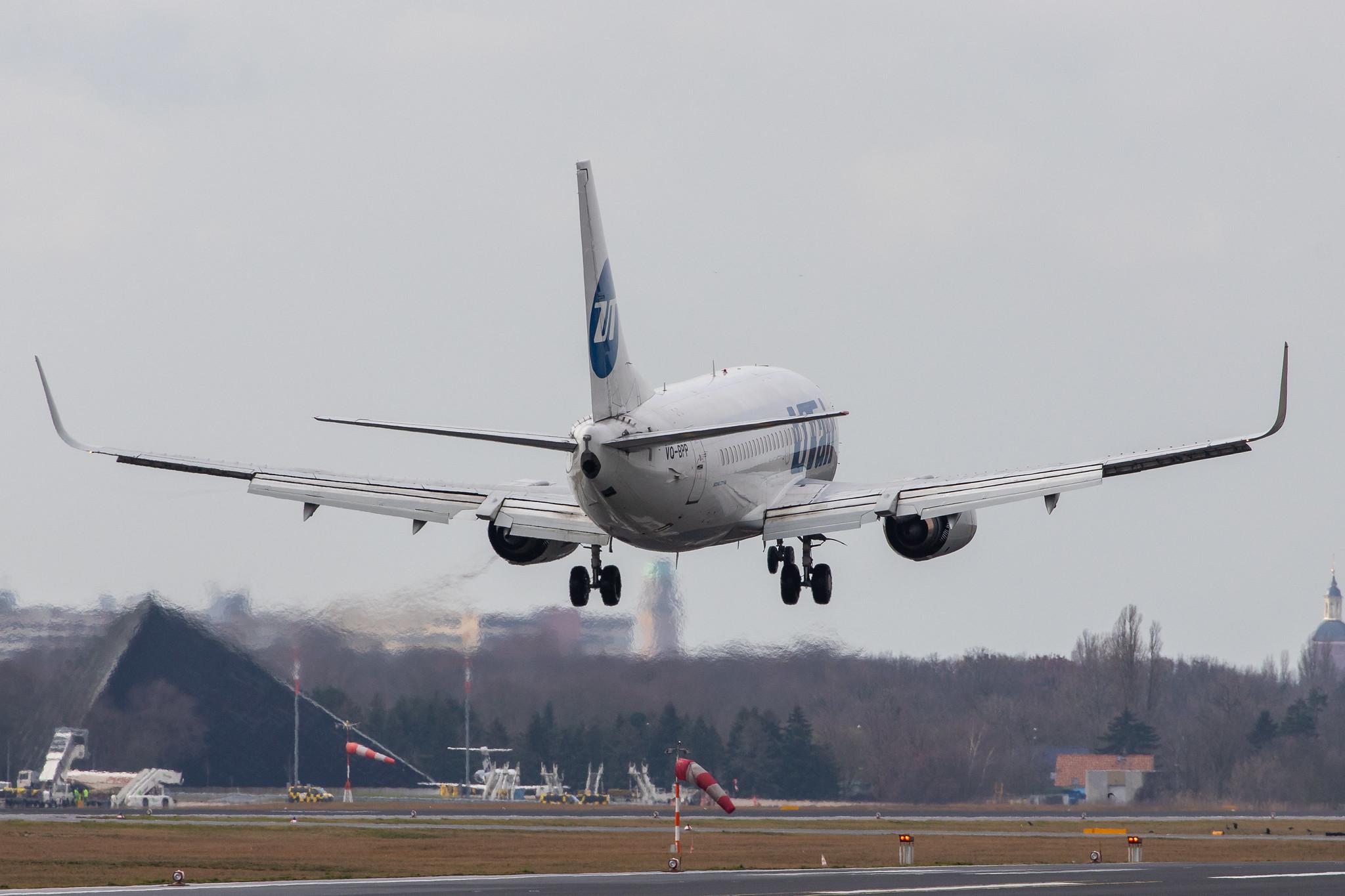 Flughafen Berlin Tegel (TXL): UTair (UT / UTA) |  Boeing 737-524 B735 | VQ-BPP | MSN 28906